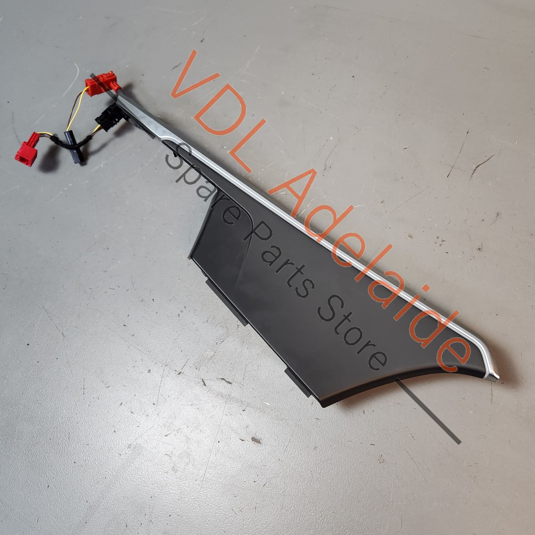 Audi A5 F5 Left Interior Door Lock Handle Switch Trim w Fibre Optic Light 8W6959517D