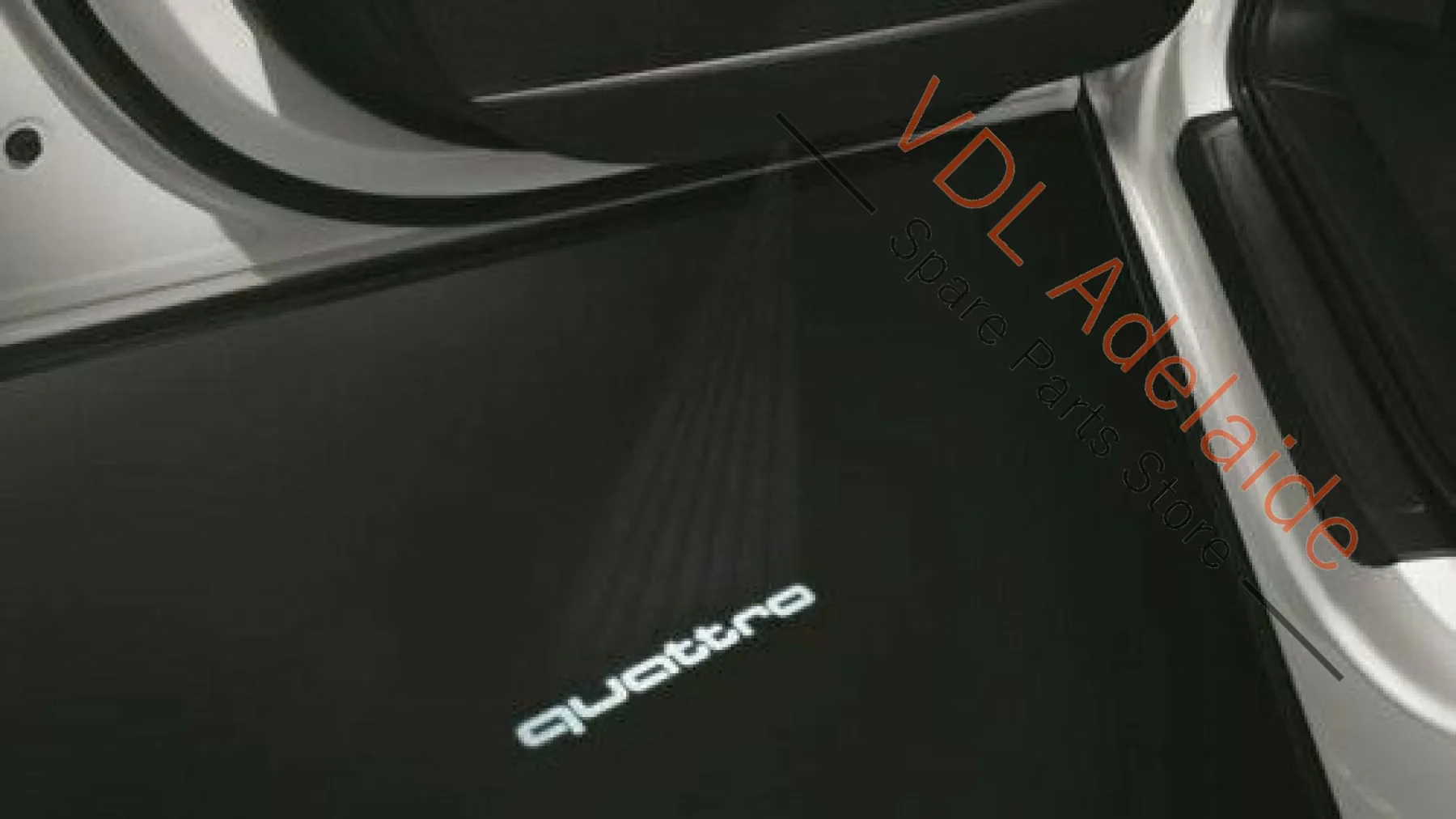 Audi Quattro Door Entry Light Projector Pair Left & Right - Image 2