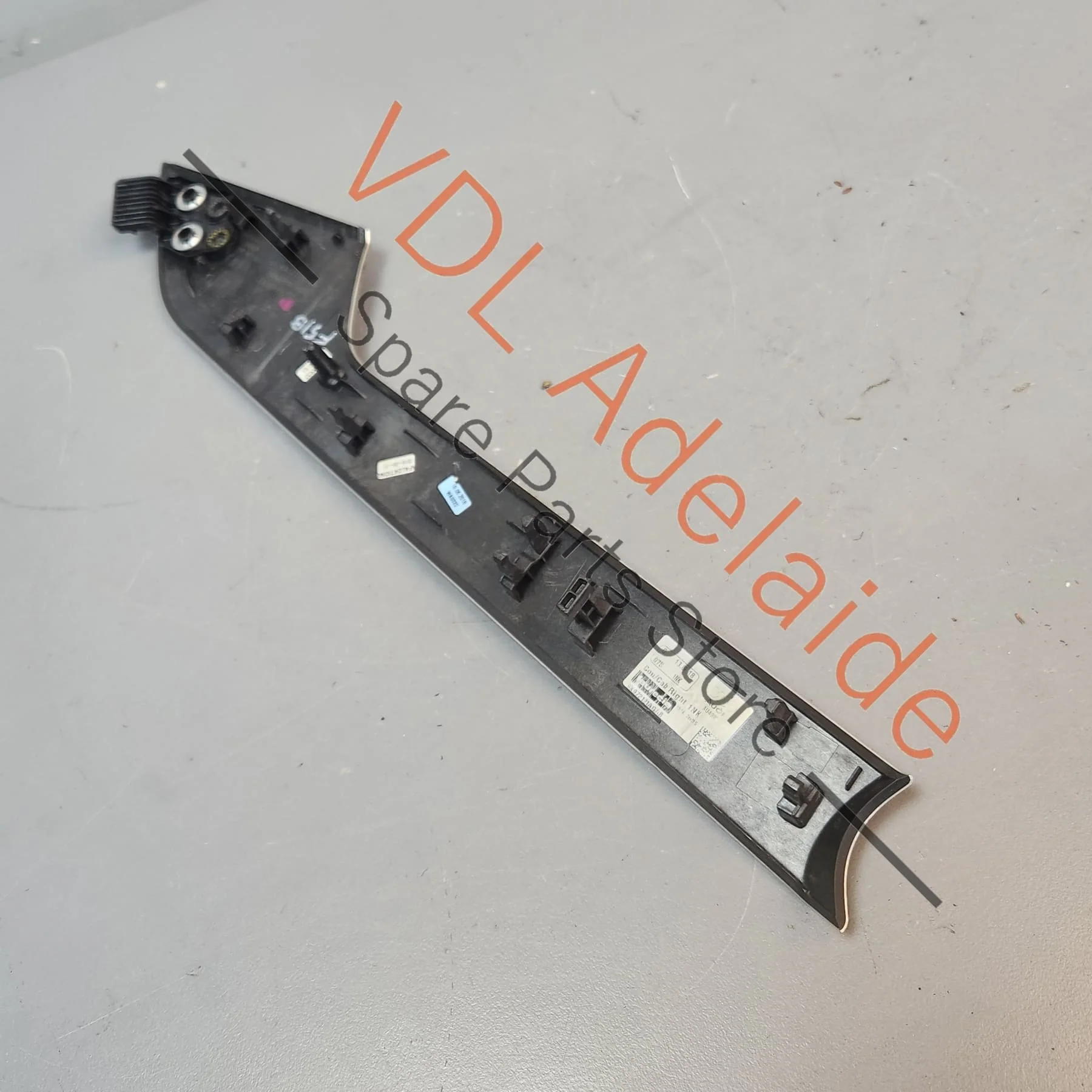Audi A5 F5 Right Front Door Trim Insert Aluminium Brushed Silver 8W6867410Q 1NK - Image 7