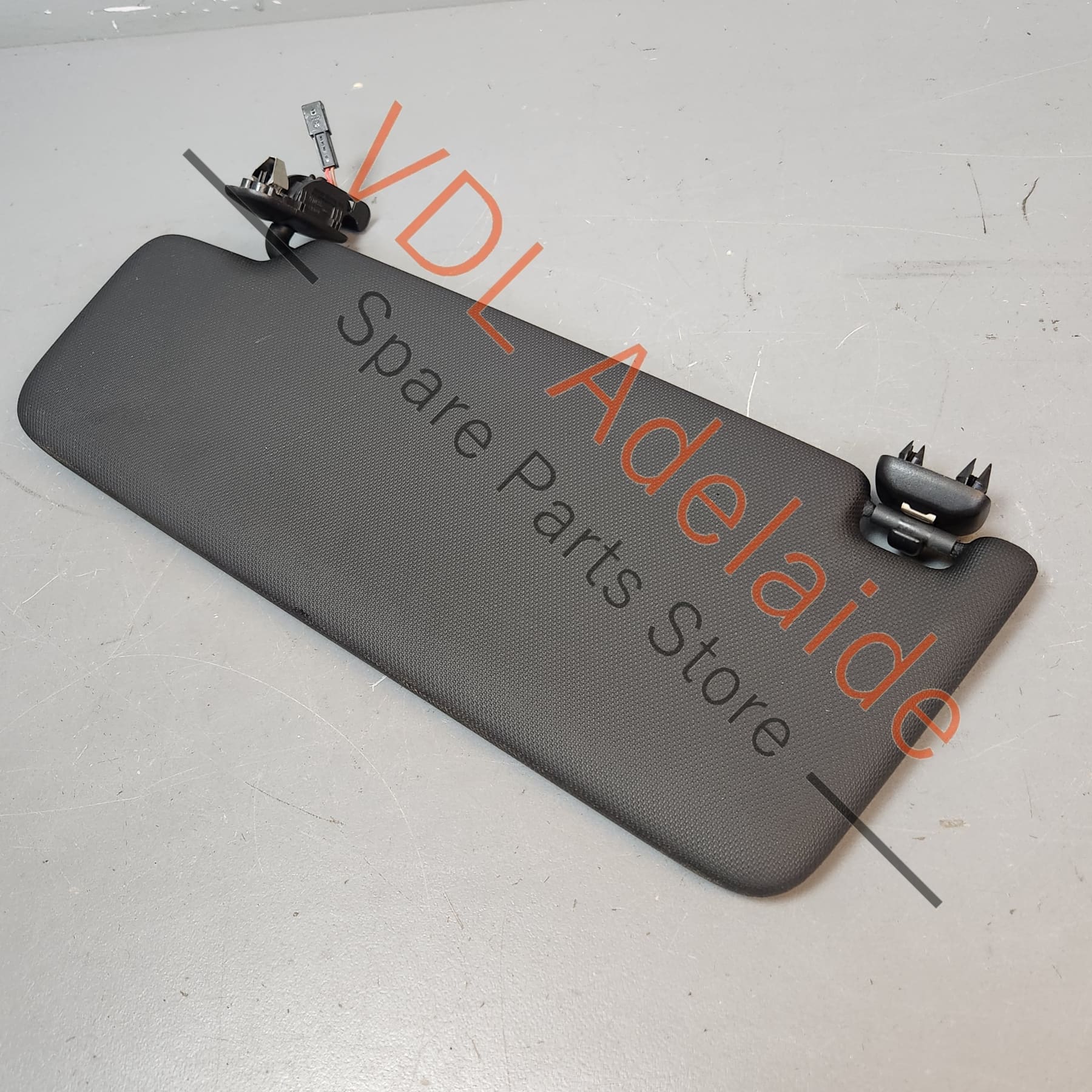 Audi A5 F5 Right Sunvisor Black w Courtesy Light & Vanity Mirror 8W0857552AK 7C0 - Image 3