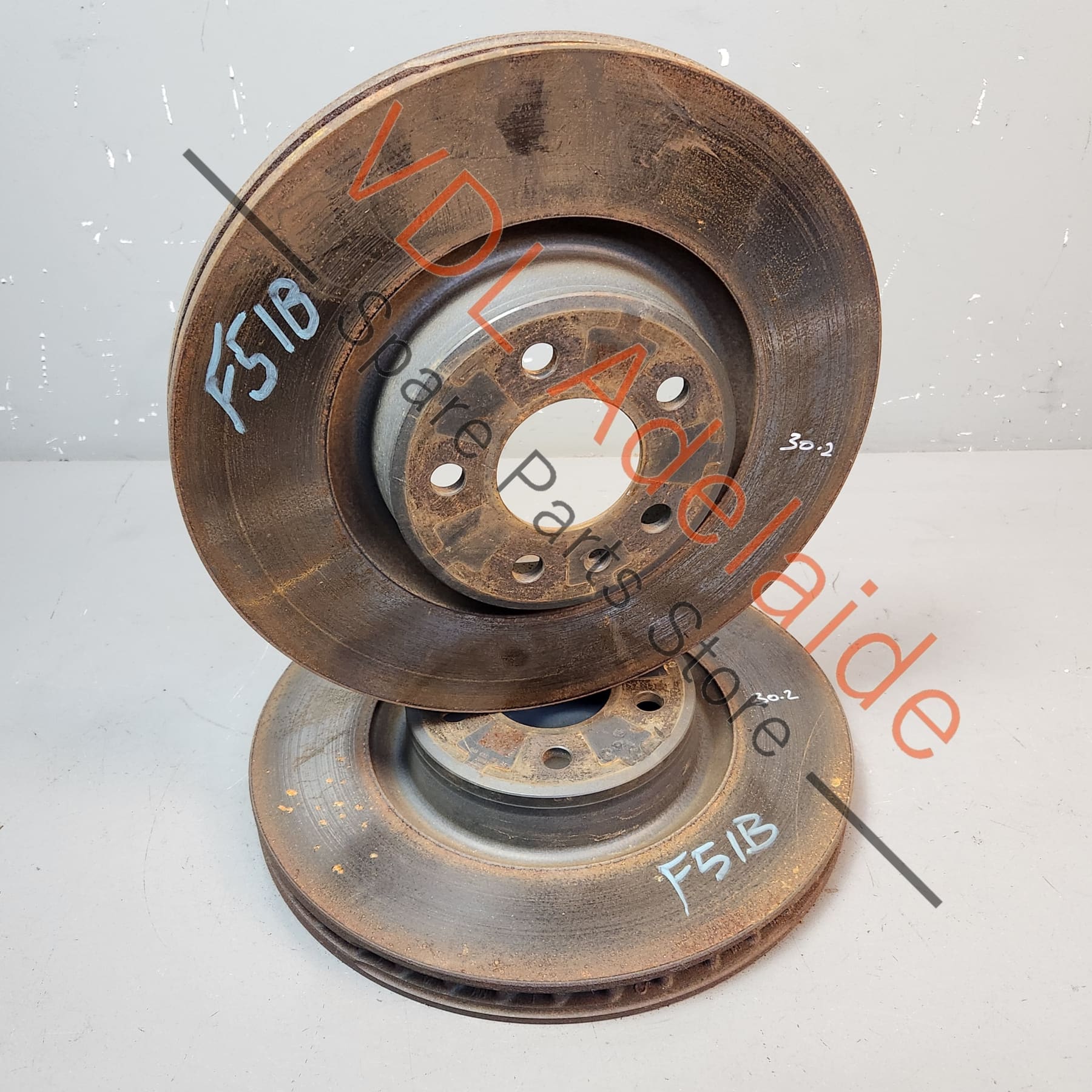 Audi A5 F5 Front Vented Brake Disc Rotor Rotors 338m x 30mm