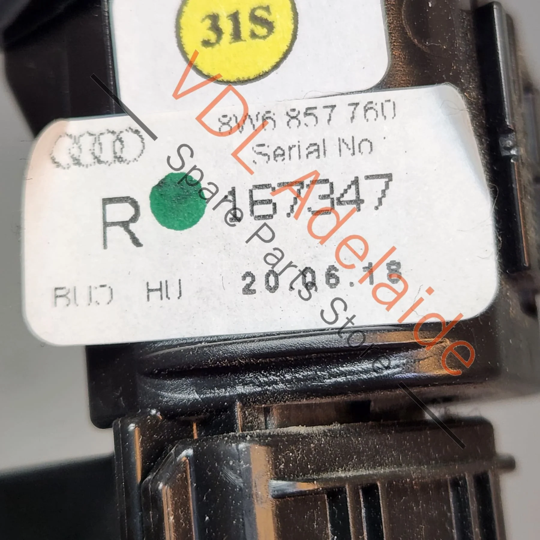 Audi A5 F5 Coupe Right Front Seatbelt Ready Assistant Motor 8W6857760 3Q7 - Image 5