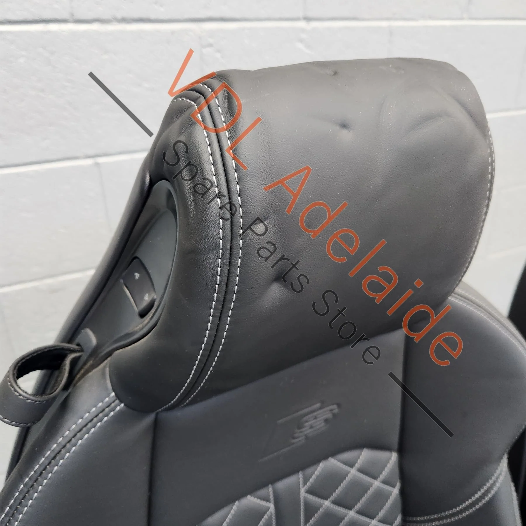 Audi S5 B9 B9.5 Pair of Front Seats Diamond Stitch Leather GRADE 2 - Image 5