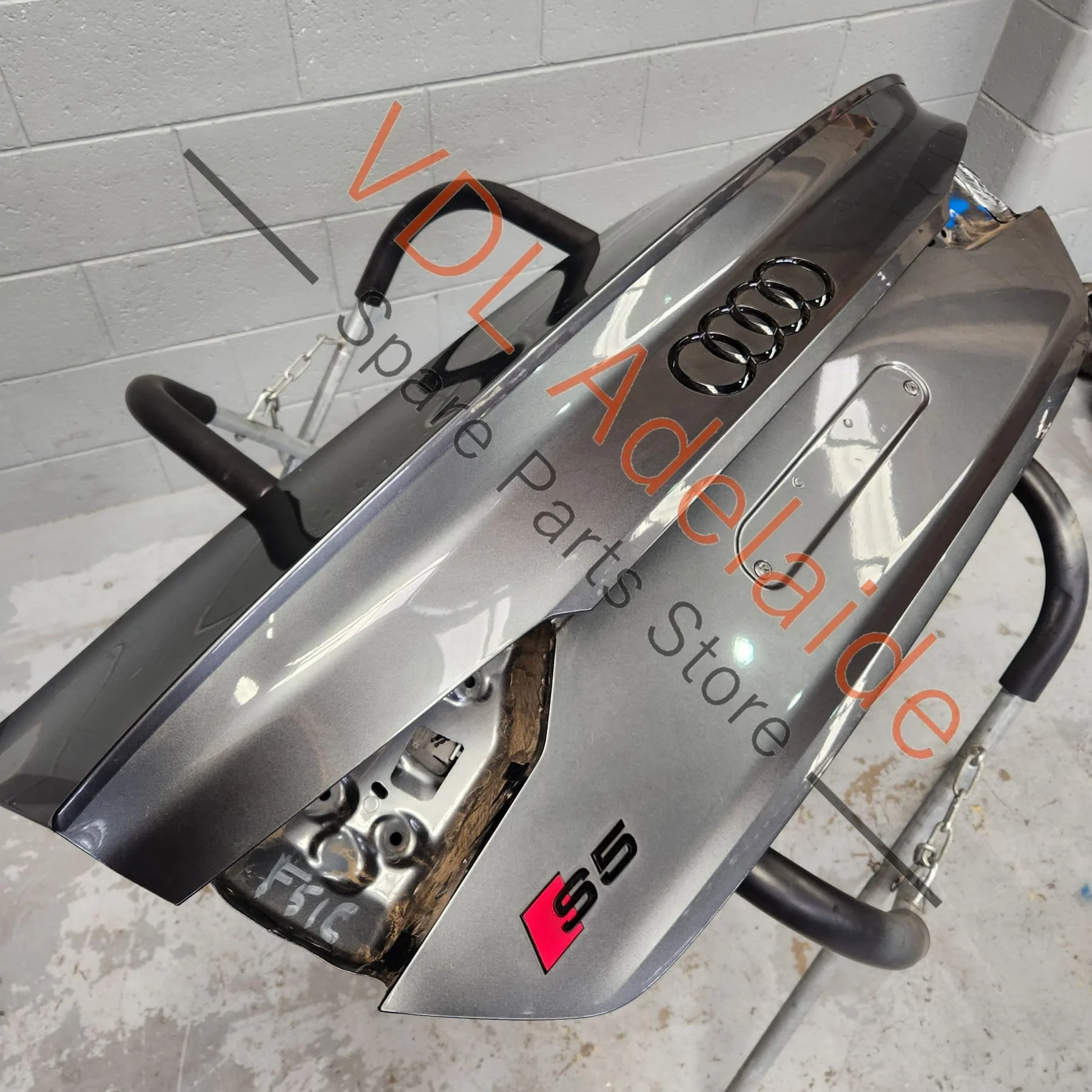 Audi A5 S5 RS5 F5 Rear Boot Lid Trunk Hatch Panel with Spoiler 8W6827025E 8W6827933C GRU Daytona Grey Pearl LZ7S/6Y/Z7S - Image 2