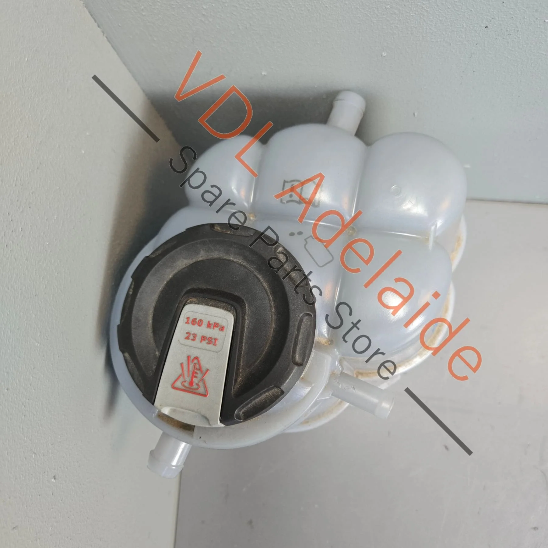Audi A5 S5 RS5 Radiator Coolant Reservoir Tank w 1.6 BAR Cap 4M0121321Q 8W2121405N - Image 2