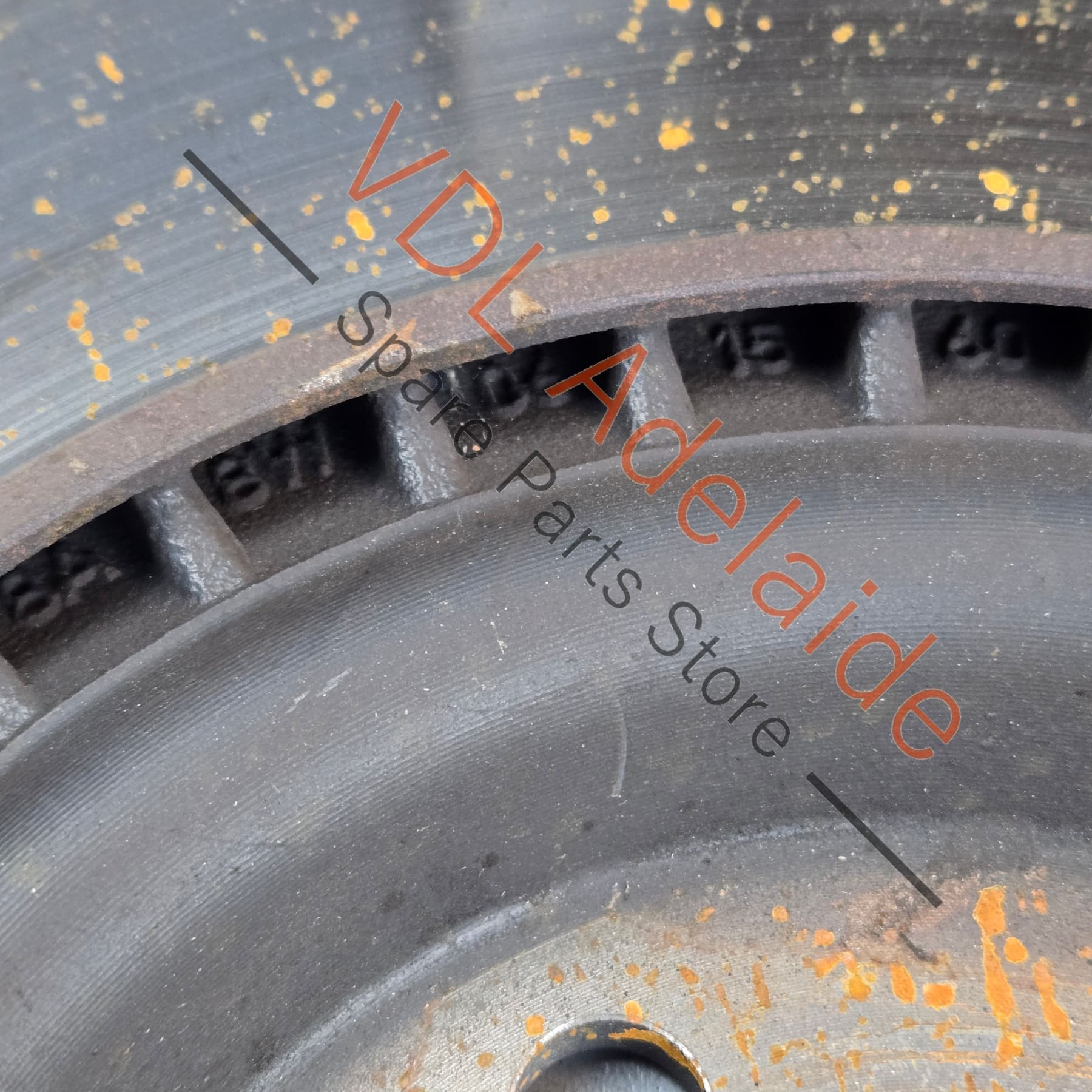 Audi S5 S4 B9 Rear Brake Disc Rotor Set 330x22mm 8W0615601K 80% remaining life - Image 8