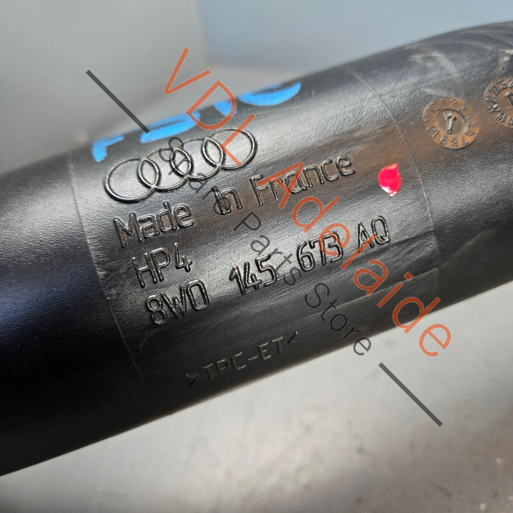 Audi S4 S5 B9 F5 Intercooler Pressure Pipe Left Side 8W0145673AQ 06E906051AC - Image 4
