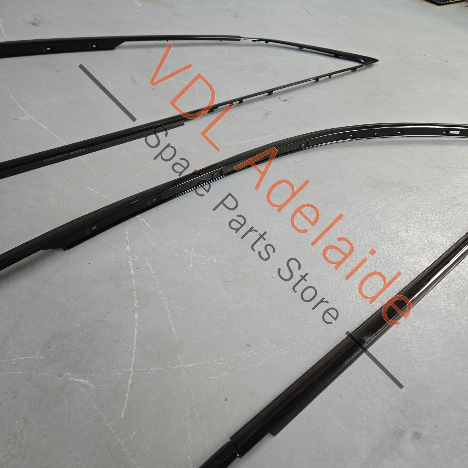 Genuine Audi A5 S5 RS5 B9 F5 Exterior Gloss Black Window Frame Trim Set Left & Right - Image 4