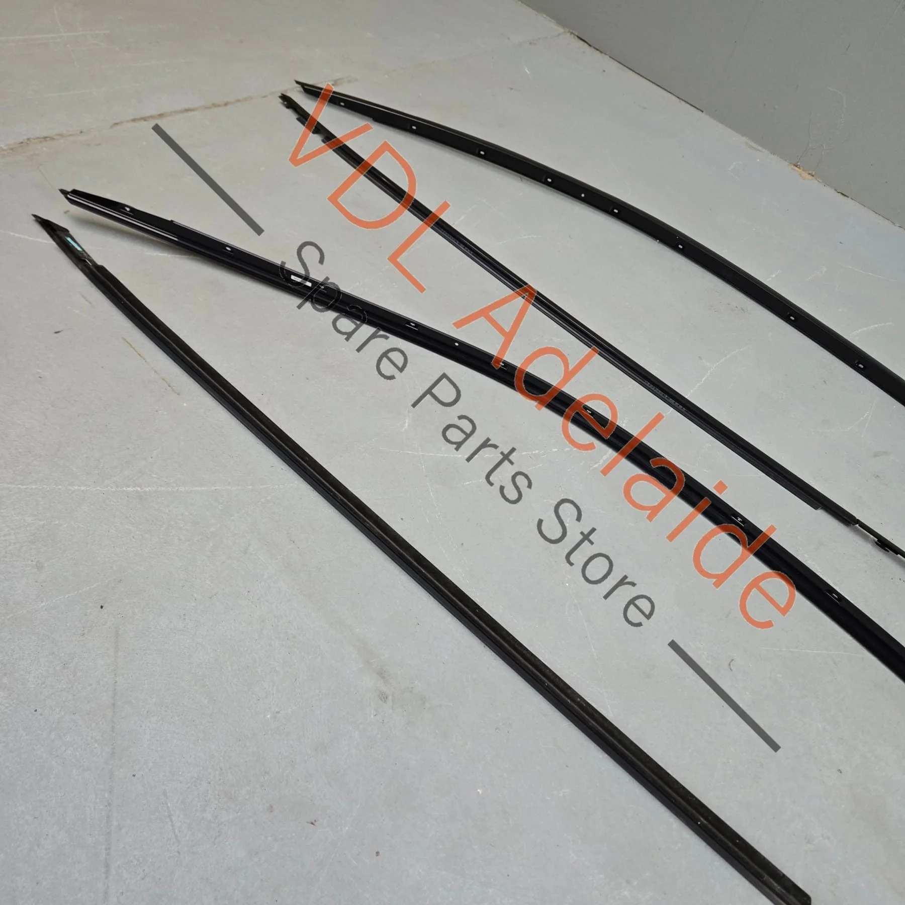 Genuine Audi A5 S5 RS5 B9 F5 Exterior Gloss Black Window Frame Trim Set Left & Right - Image 7