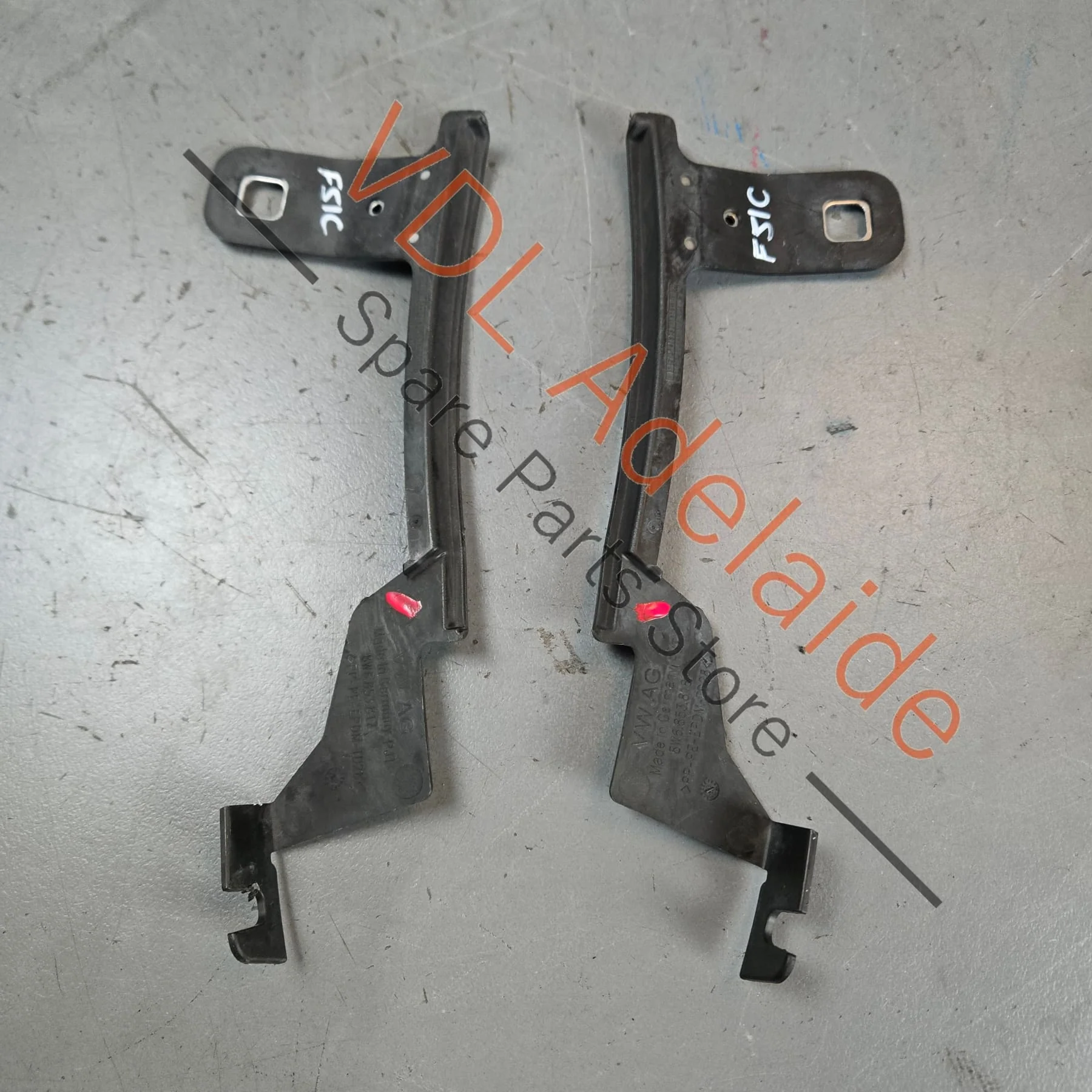 Audi A4 S4 A5 S5 Rear Wheel Arch Aerodynamic Trim Pair Spoiler Set 8W6853818 8W6853817 - Image 3