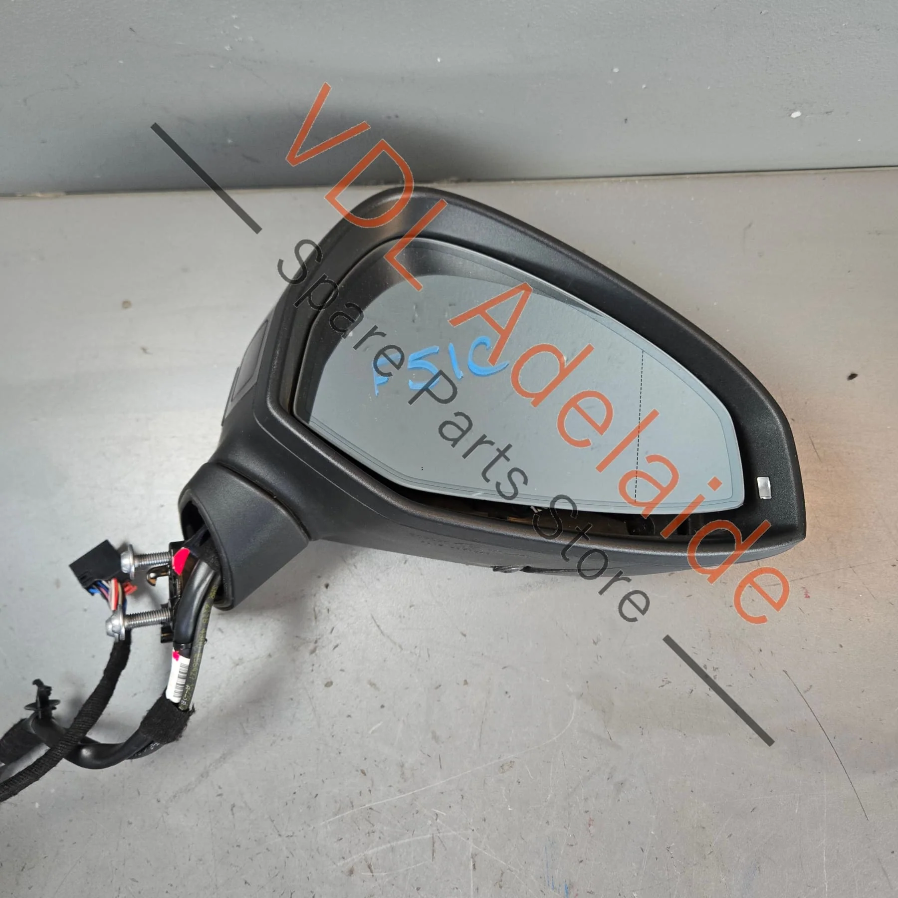 Audi A5 S5 RS5 B9 Right Power Folding Exterior Mirror w Camera & Lane Assist Complete 8W6857410CB 9B9 8W0857536H 5Q0980546A