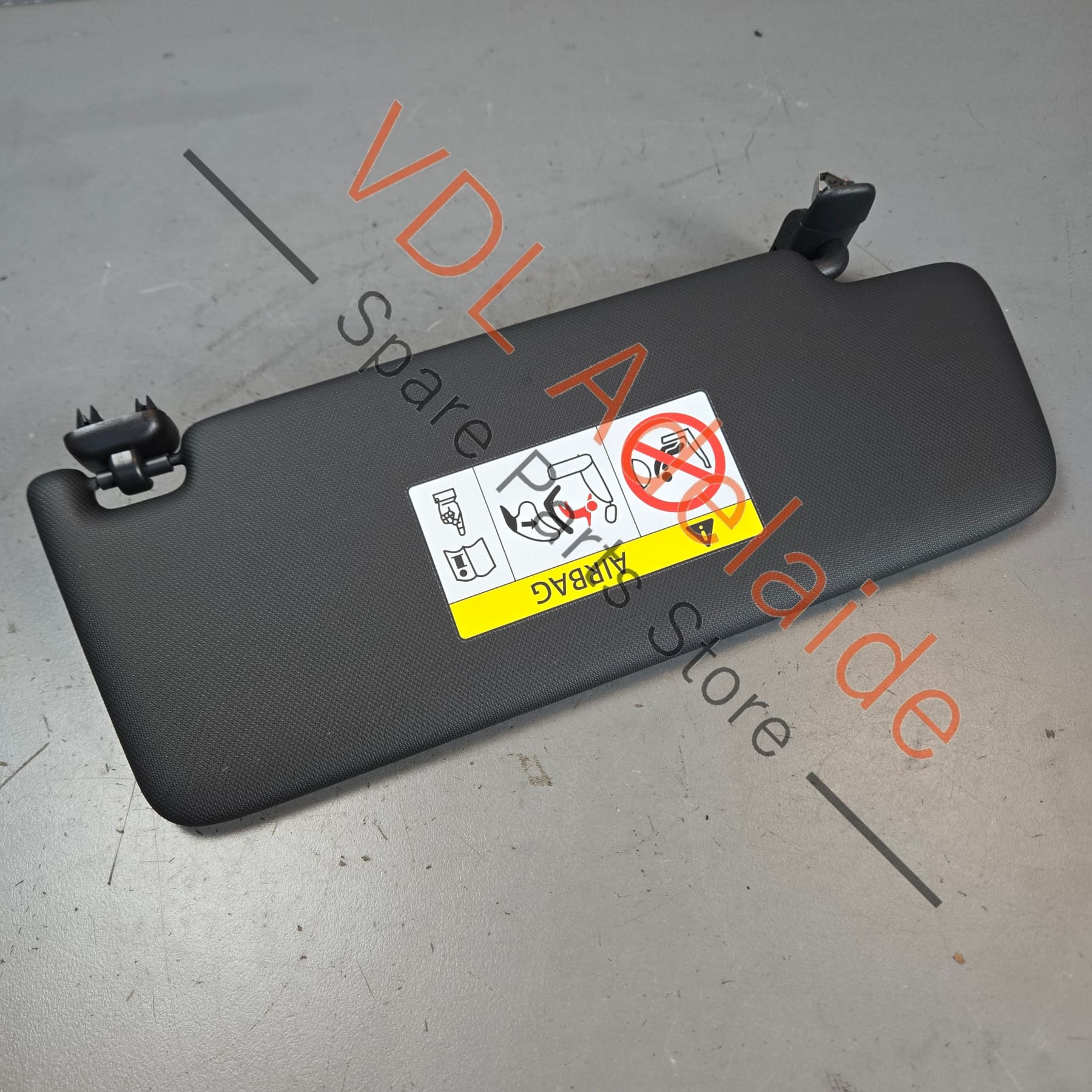 Audi Q5 A5 A4 Left Side Passenger Sun Visor Black 8W0857551P 7C0 8W0857551AL 7C0 - Image 3