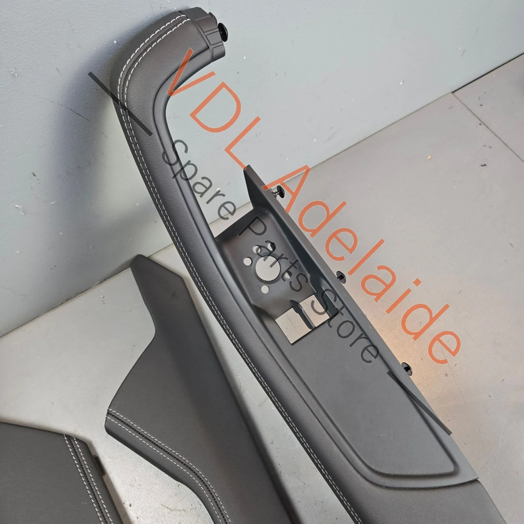 Audi A5 S5 RS5 Coupe Black Leather Upgrade White Stitch Centre Console and Door Handle Arm Rest Trim Set 8W2863305A KND 8W6867173A KND - Image 4