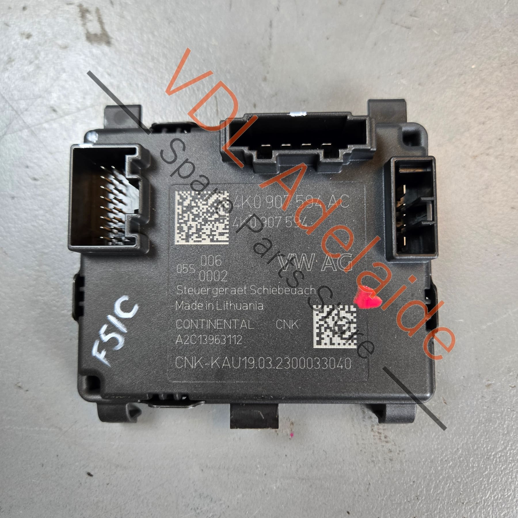Audi Panoramic Sunroof Control Module 4K0907594AC