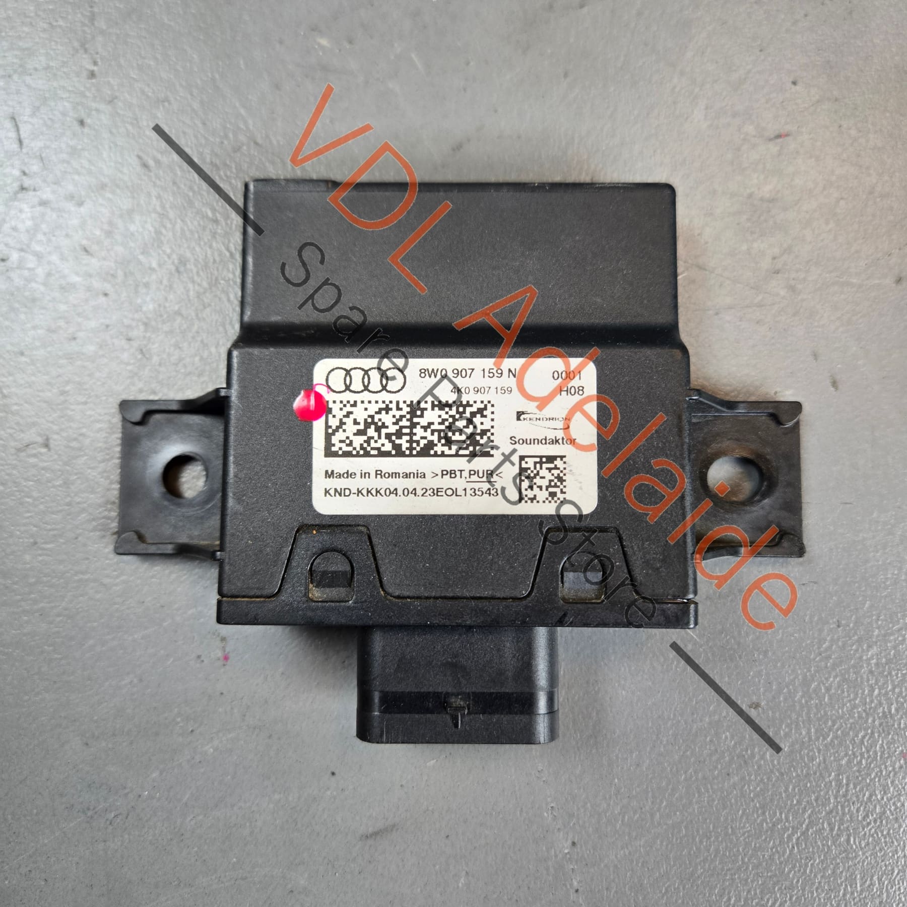 Audi A4 S4 RS4 B9 Control Unit for Impact Sound Soundaktor 8W0907159N 4K0907159