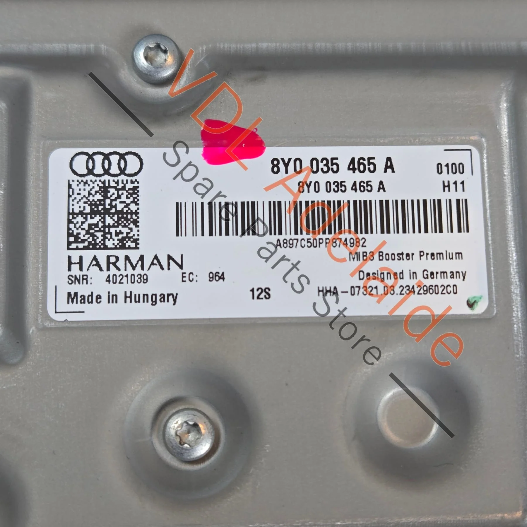 Audi Amplifier 8Y0035465A MIB3 Booster Premium - Image 3