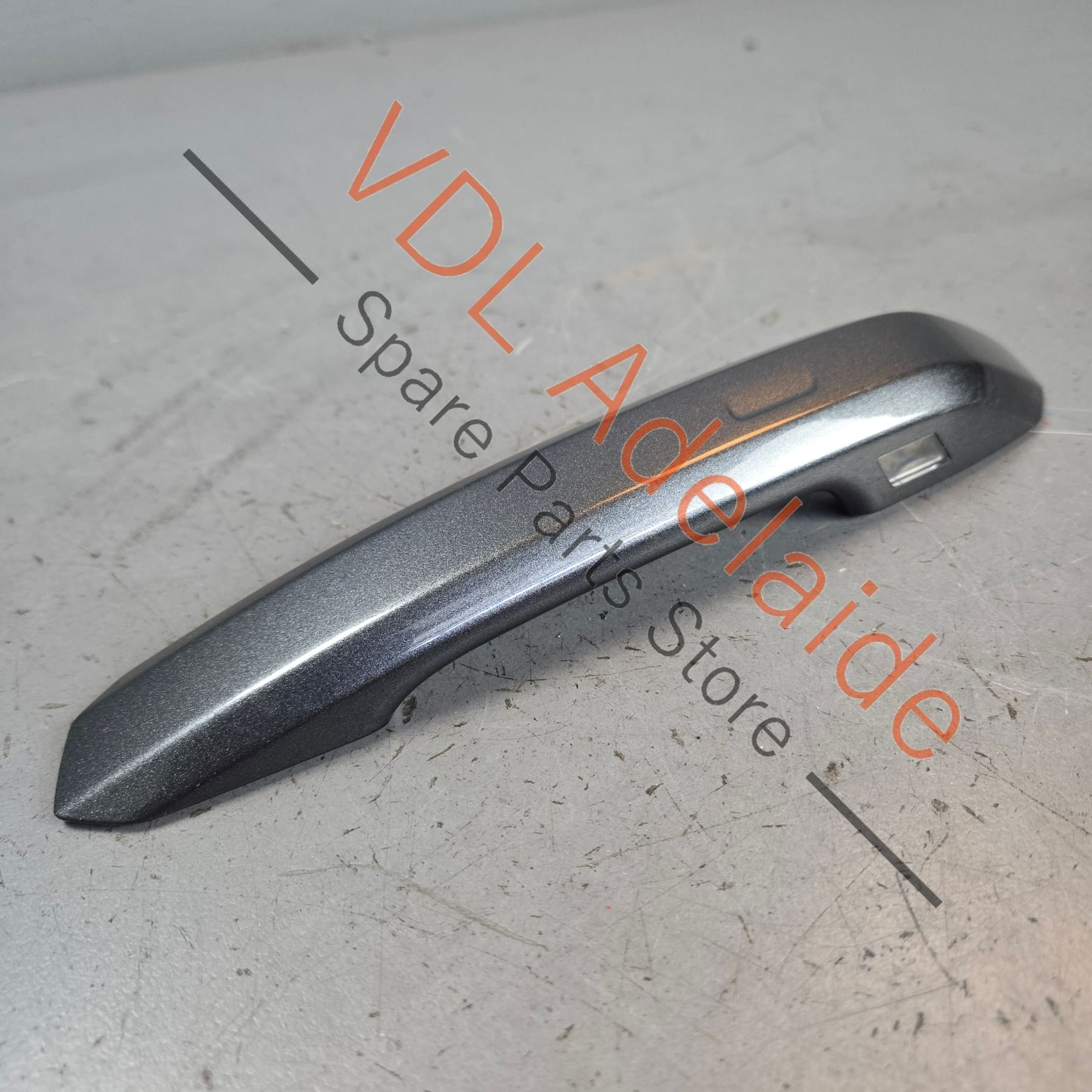 Audi Left Door Handle Cover Trim 8W0837239 Daytona Grey Pearl LZ7S/6Y/Z7S