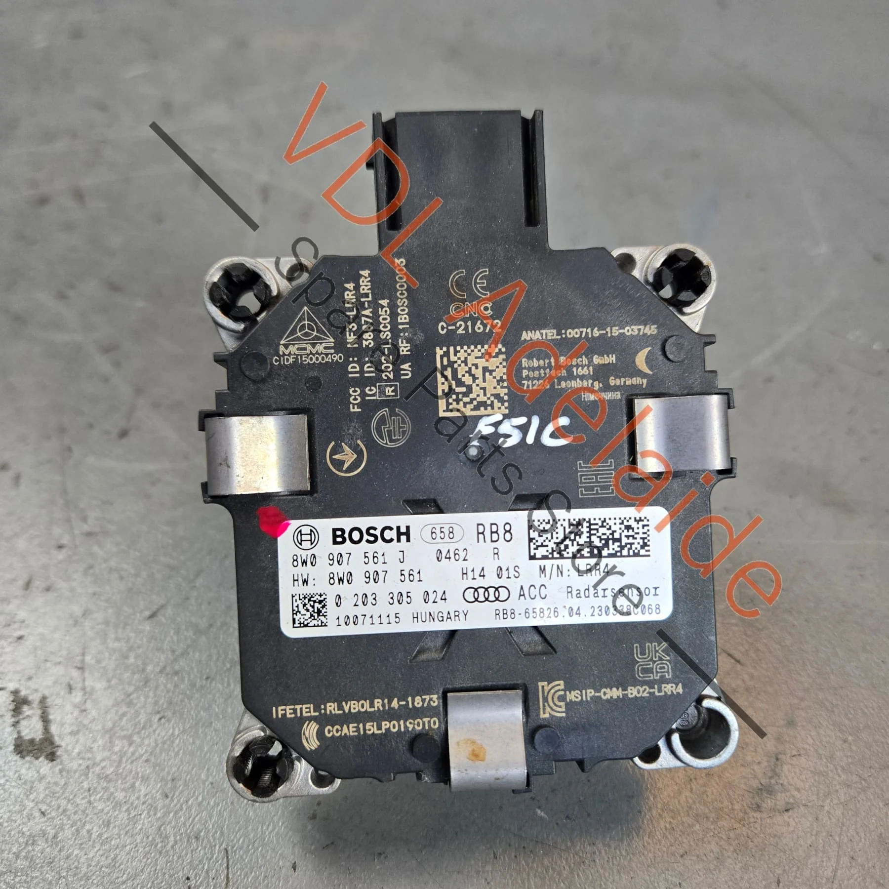 Audi A4 A5 S5 RS4 RS5 F5 B9 Front Right Side Distance Control Radar for Cruise Control Master 8W0907561J - Image 3