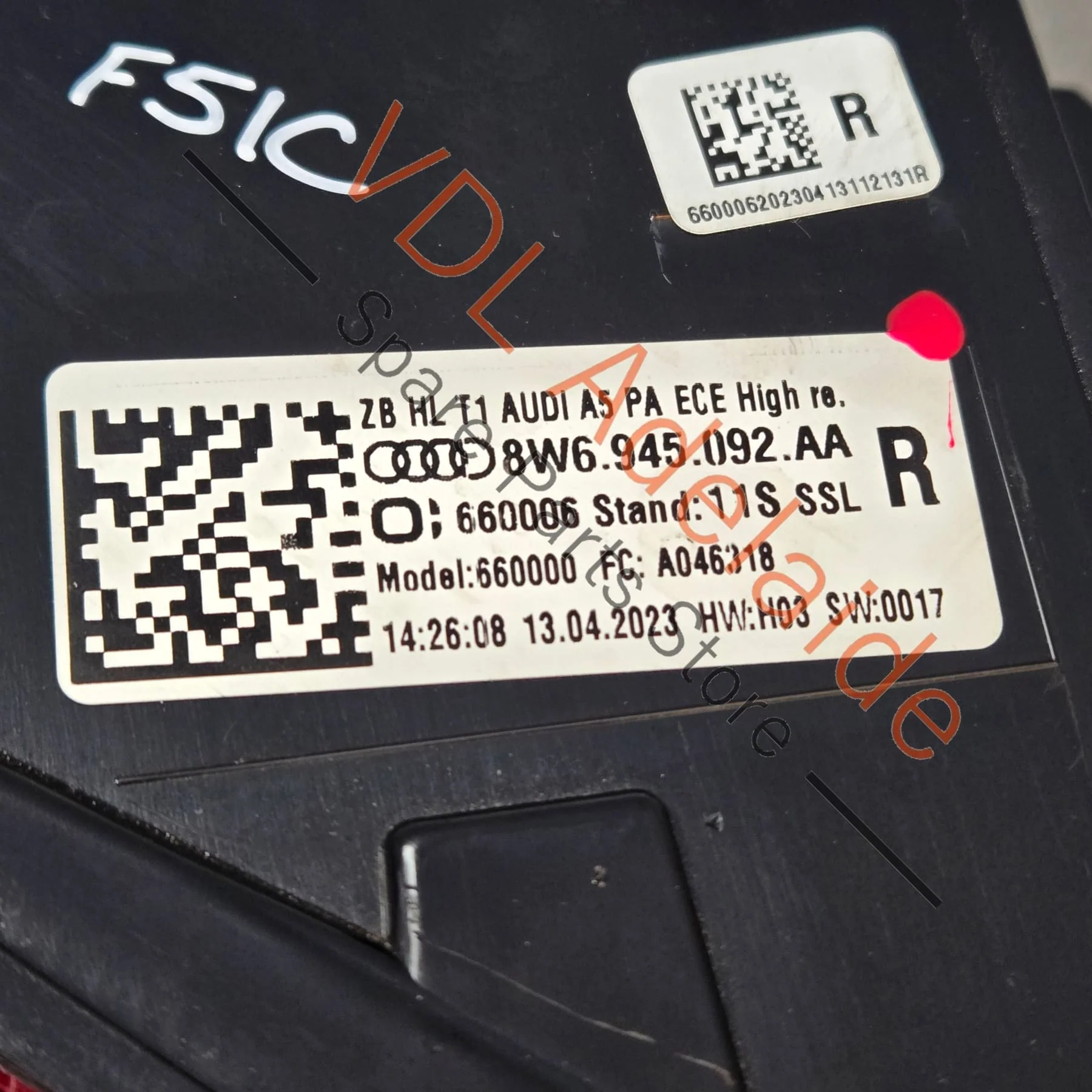 Audi A5 S5 B9 F5 Rear Right LED Matrix Tail Light Outer 8W6945092AA - Image 6