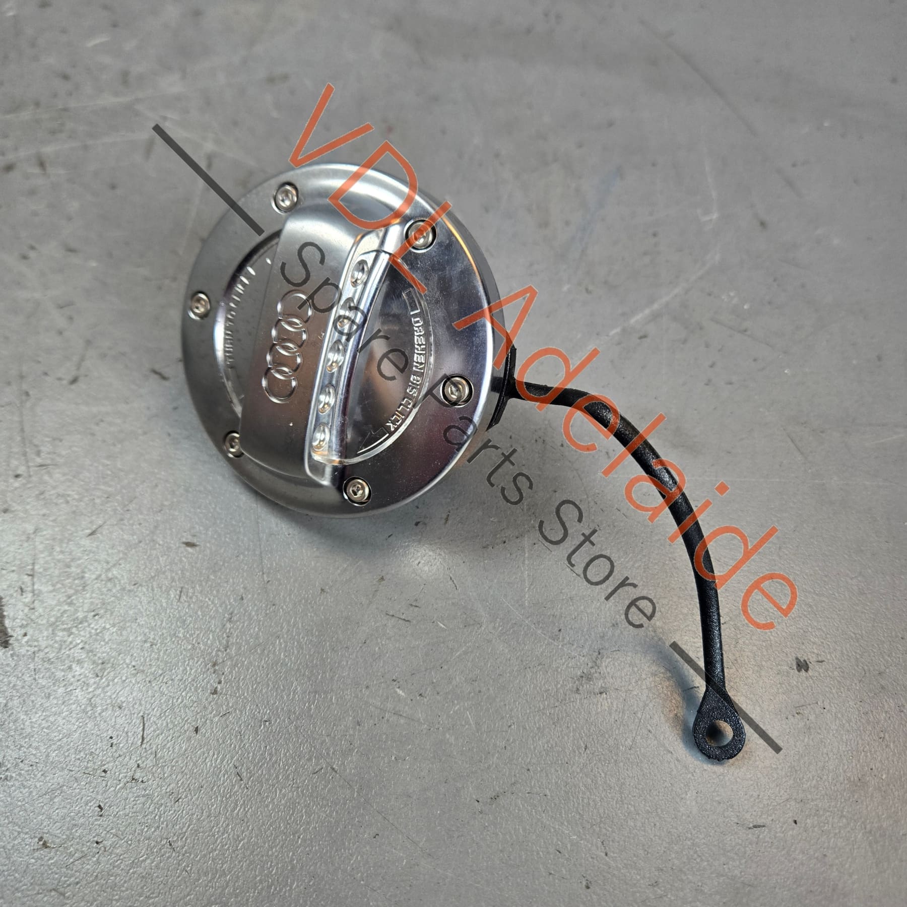 Genuine Accessory OEM Audi Sport Aluminium Chrome Fuel Cap 8Y0071000 - Image 2