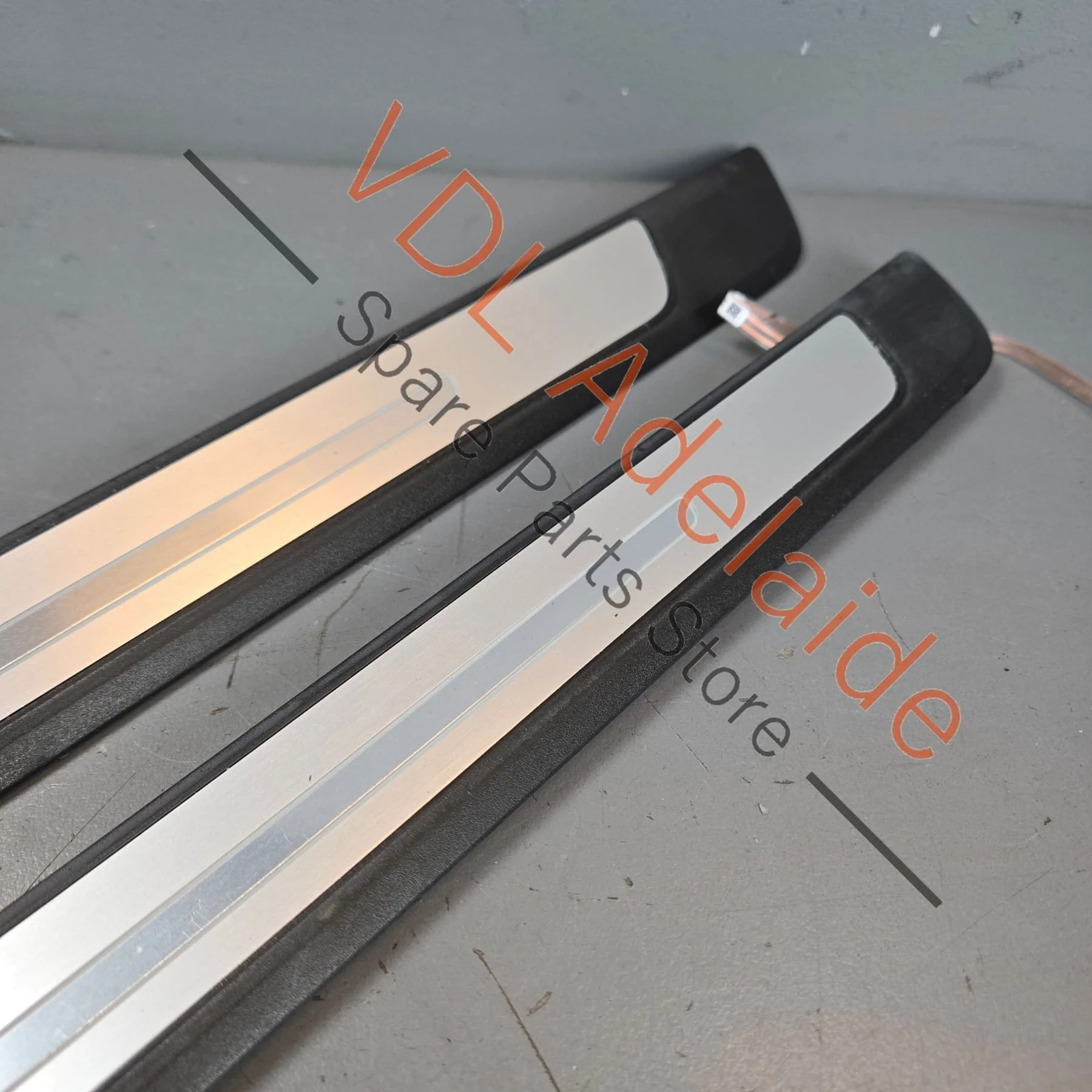 Audi Sport S5 B9 Illuminated Door Entry Sill Trim Cover Set Pair 8W6947417A - Image 5
