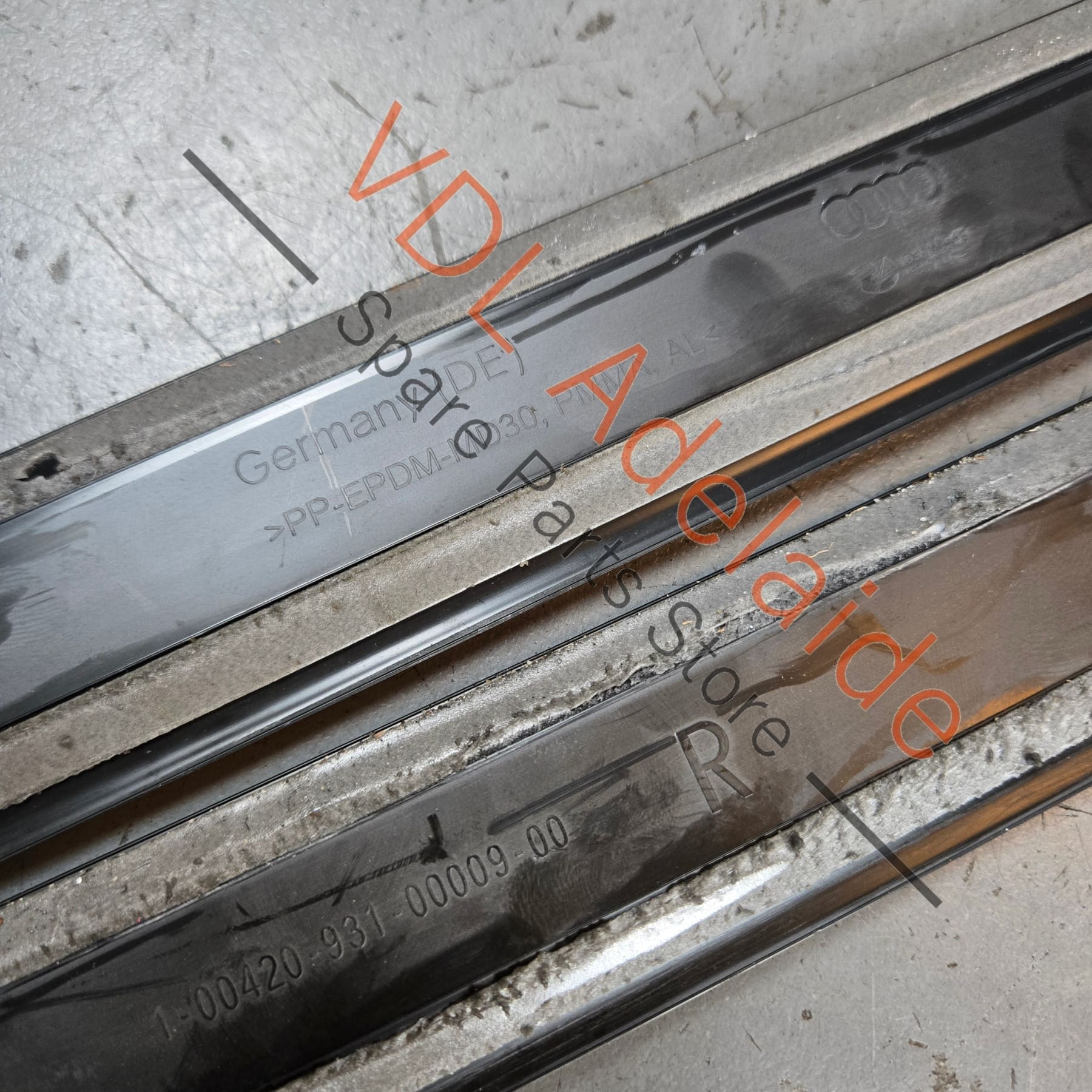 Audi Sport S5 B9 Illuminated Door Entry Sill Trim Cover Set Pair 8W6947417A - Image 9