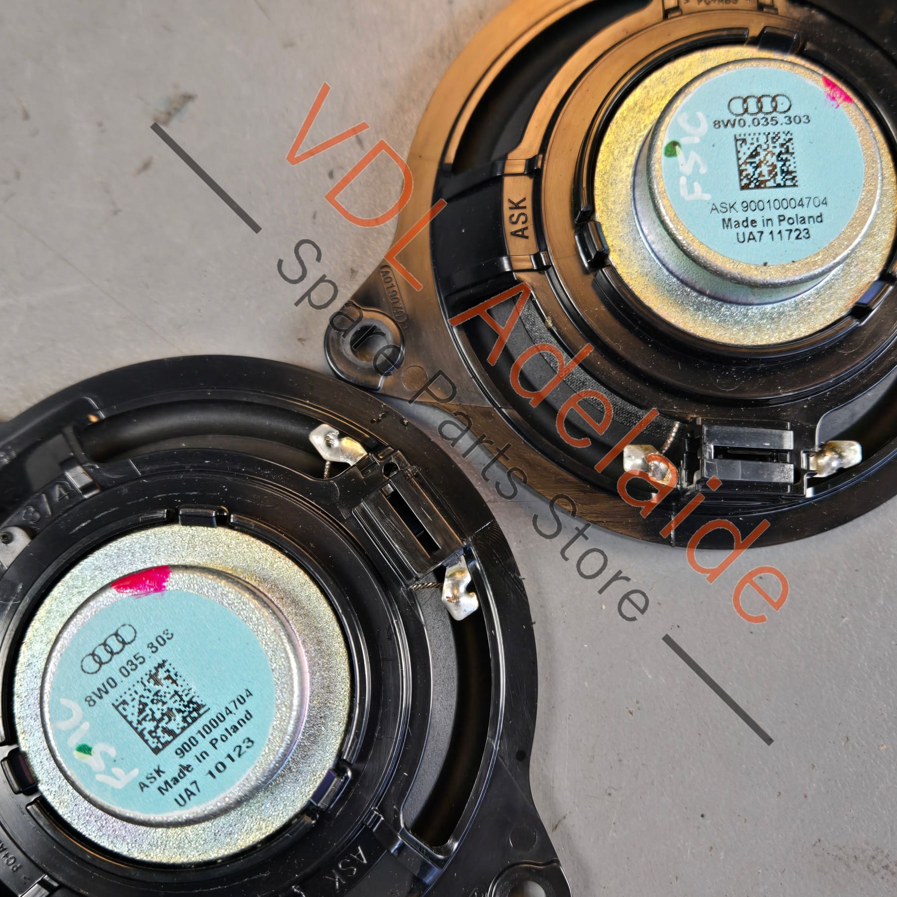 Audi S5 B9 20x Speaker System Set Bose with Parcel Shelf Bass 8W6035412A - Image 9