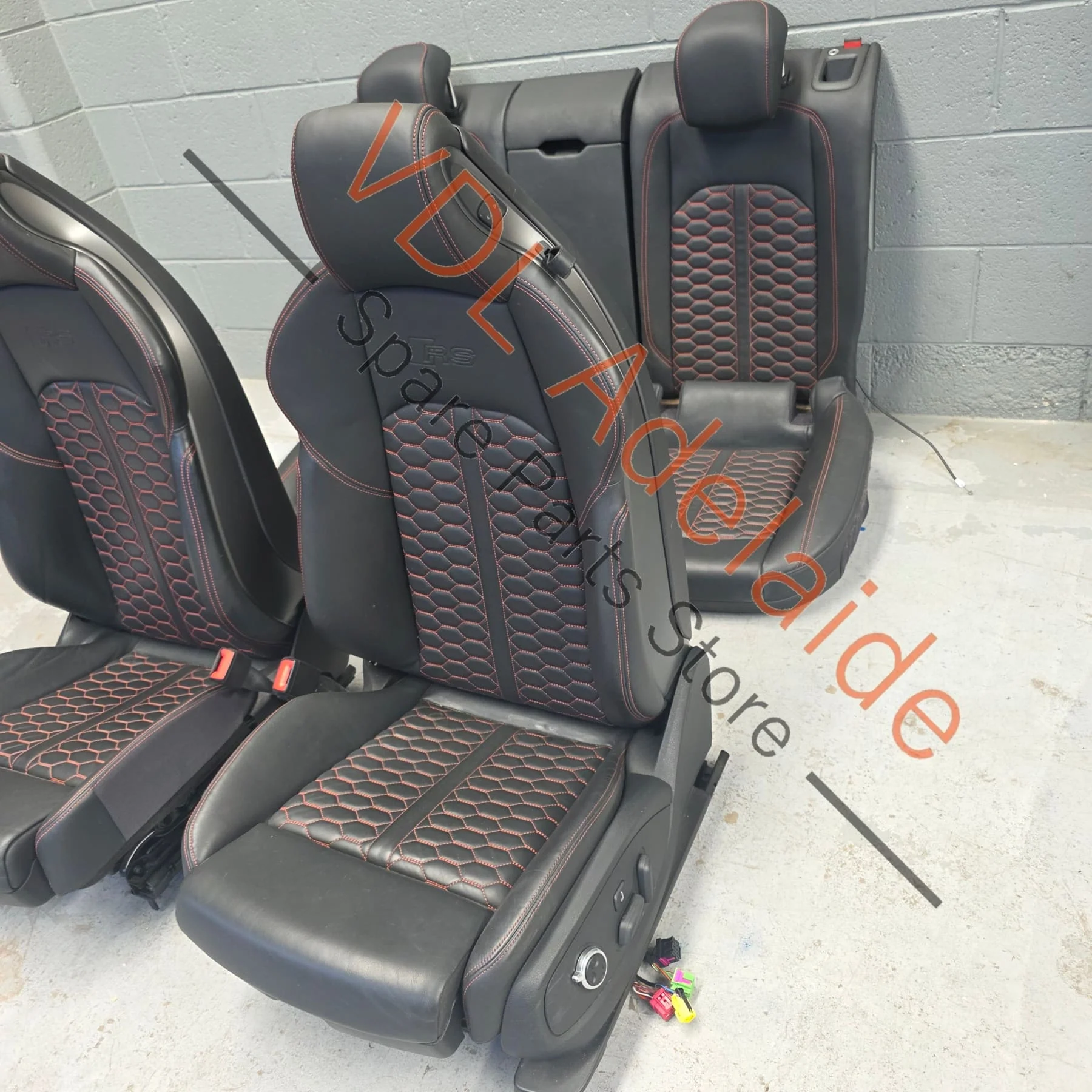 Audi RS5 Set of Diamond Stitched Leather Seats F5 B9 2016-2023 - Image 2