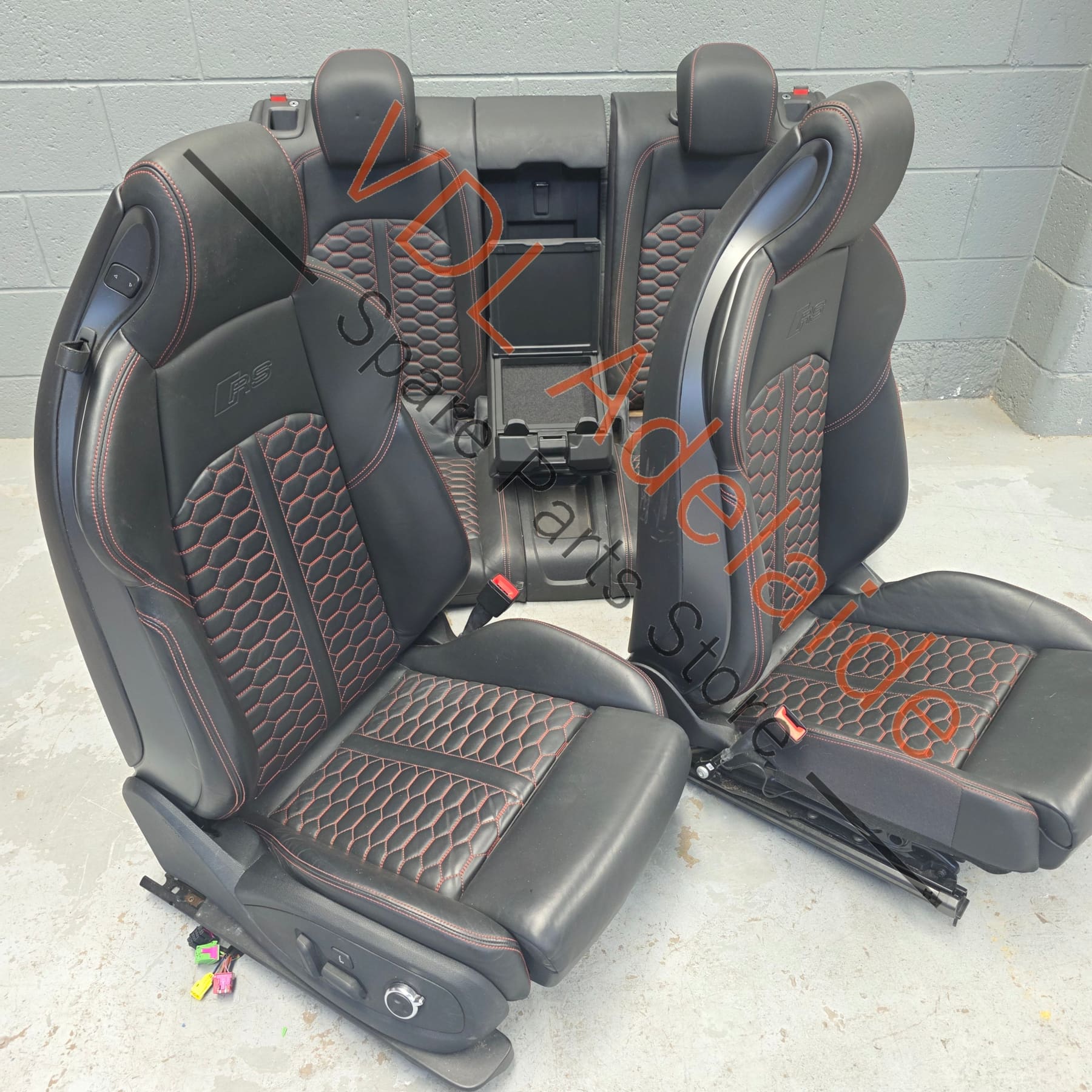 Audi RS5 Set of Diamond Stitched Leather Seats F5 B9 2016-2023 - Image 4