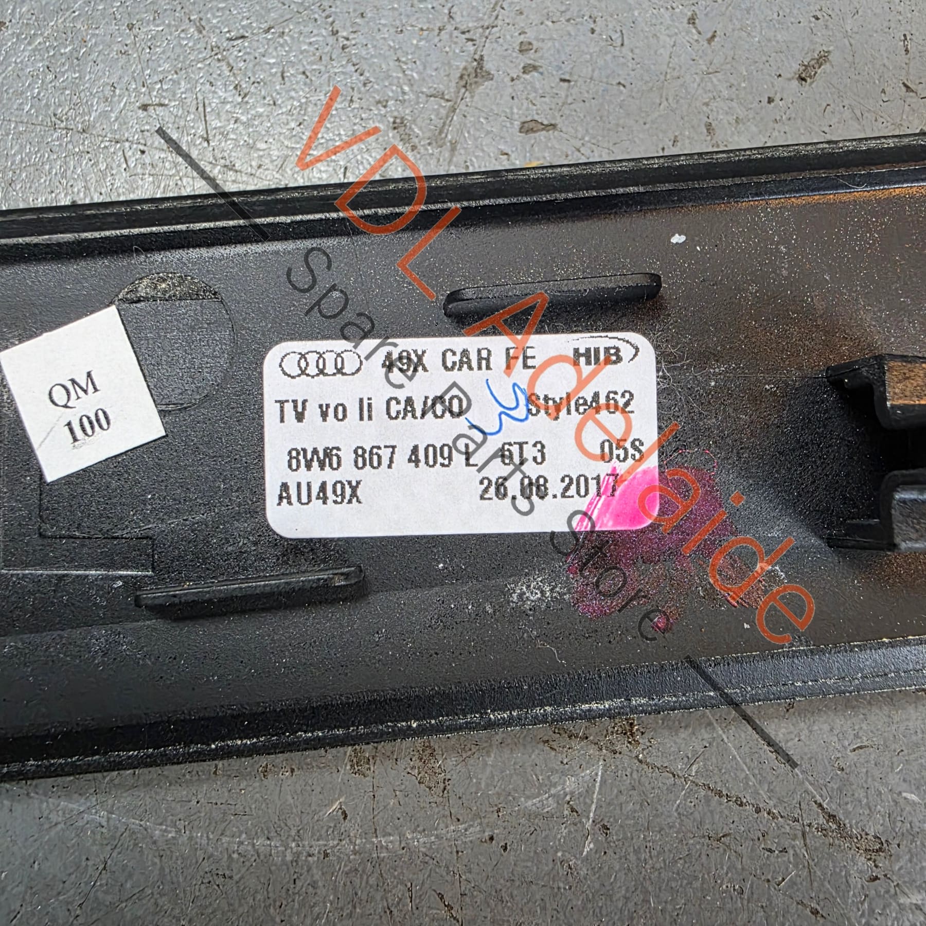 Audi A5 S5 RS5 F5 B9 Carbon Fibre Interior Door Trim Insert 8W6867409L6T3 Left suit 2dr - Image 4