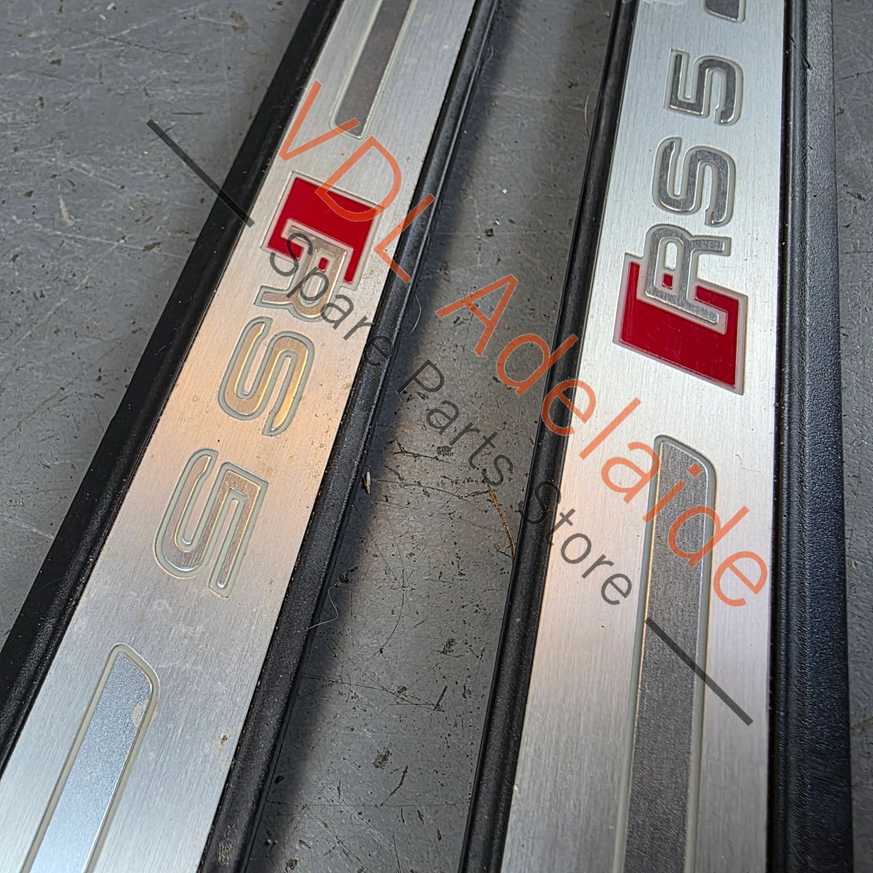 Audi RS5 F5 B9 Door Entry Sill Trim Strip Illuminated with Light Set Pair 8W6947417B9B9 8W6947418B9B9 - Image 4