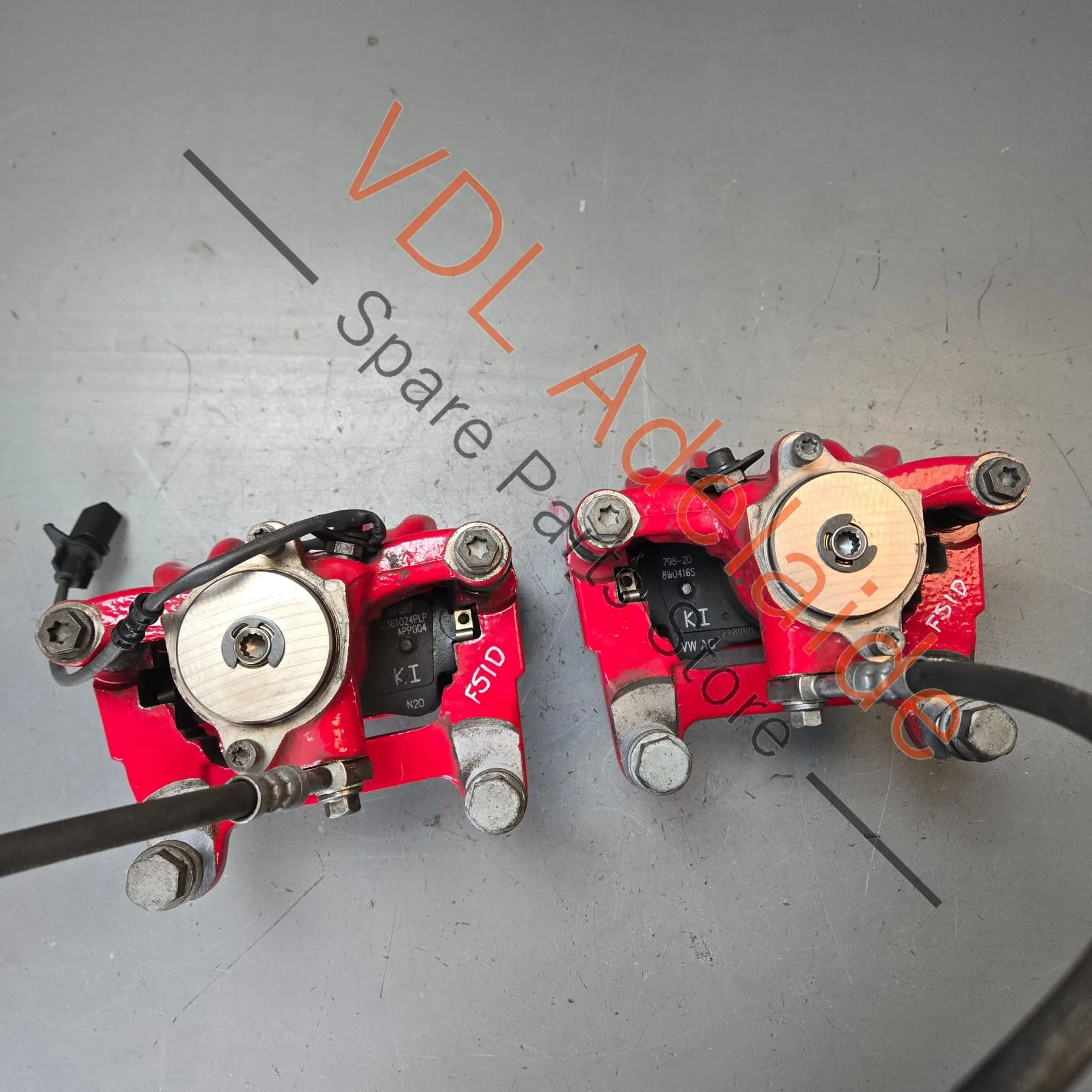 Audi RS4 RS5 F5 B9 Rear Brake Caliper & Carrier for 330 x 22mm Rotor 8W0615403E 8W0615425C - Image 4
