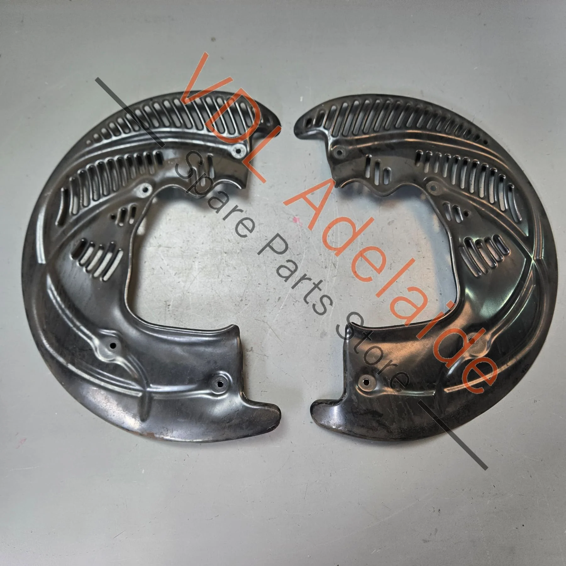 Audi S4 Q5 RS5 Front Brake Stone Dust Shield Cover Pair 4M0615312G 4M0615311G - Image 4