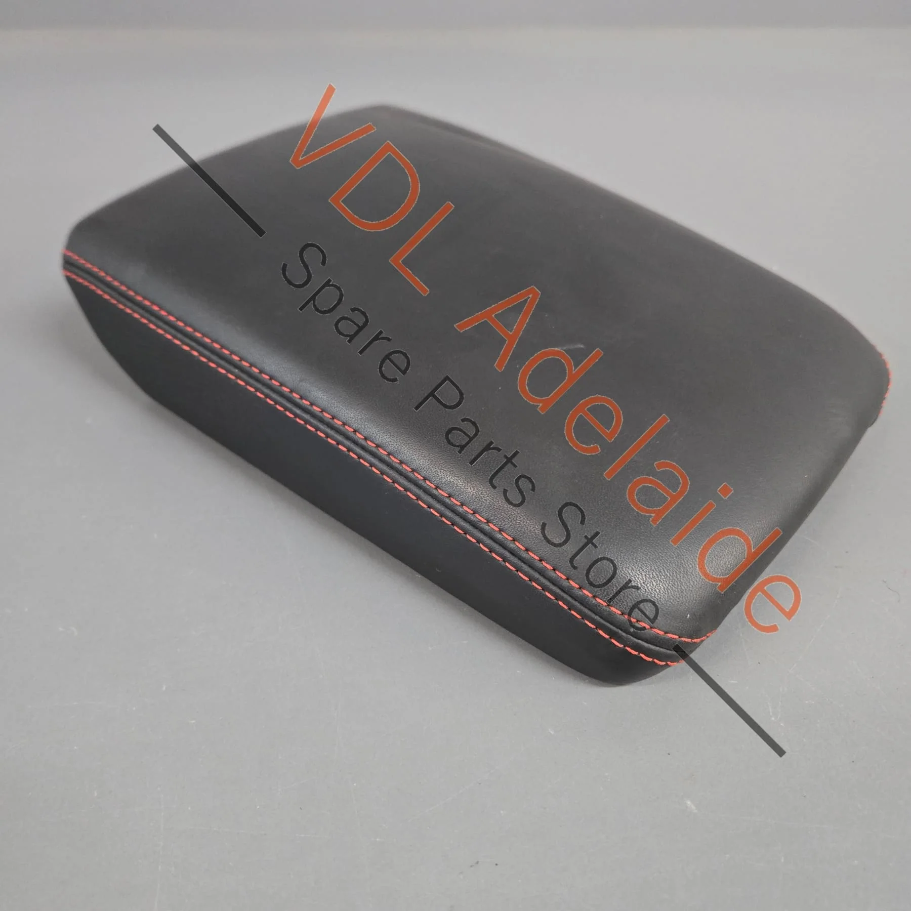 Audi RS5 RS4 B9 Leather Centre Console Arm Rest Armrest 8W0864207J MCB Red Stitch - Image 2