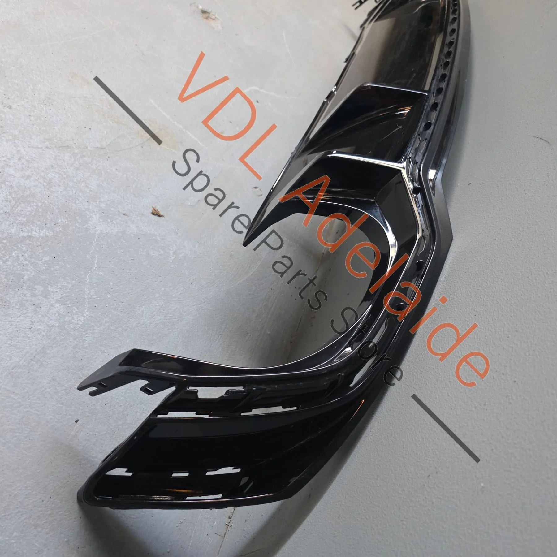 Audi RS5 B9 Rear Lower Diffuser Gloss Black 8W6807521AE T94 - Image 2