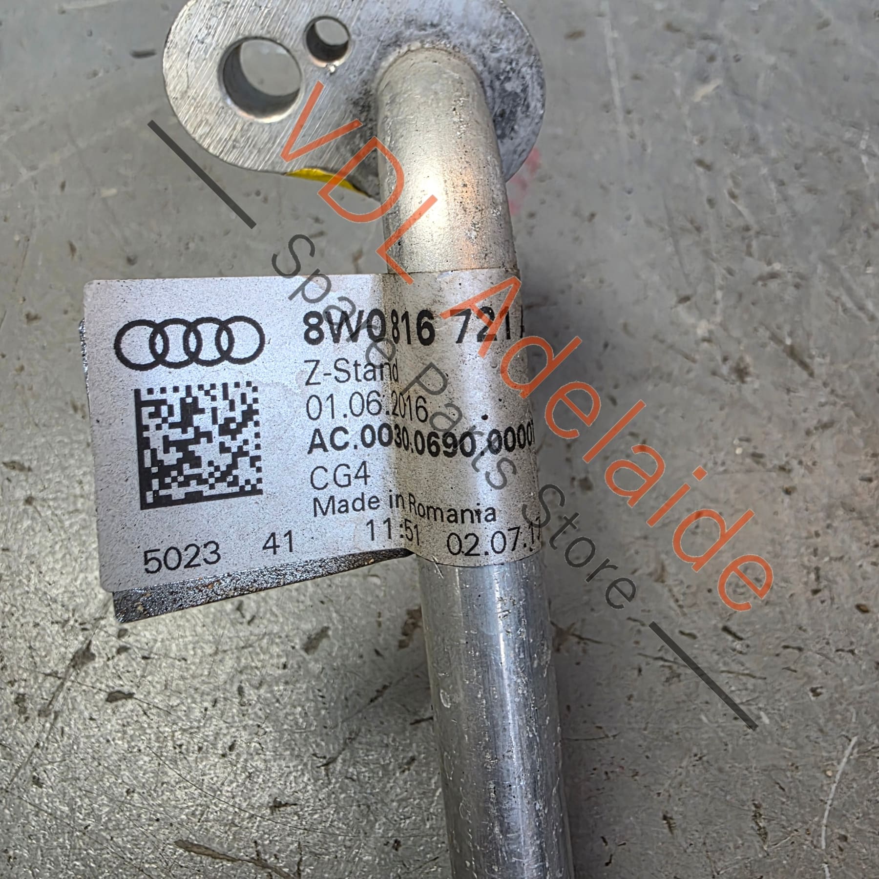Audi RS4 RS5 B9 Air Conditioning Refrigerant Hose Pipe 8W0816721BE 8W0816721AT - Image 3