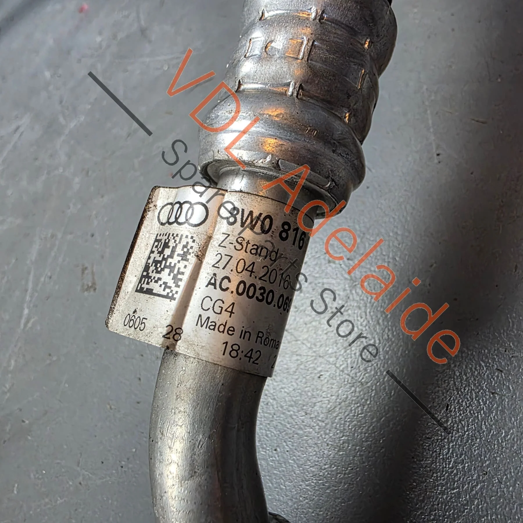 Audi RS5 F5 B9 AC Refrigerant Gas Hose Line Pipe 8W0816743BQ
