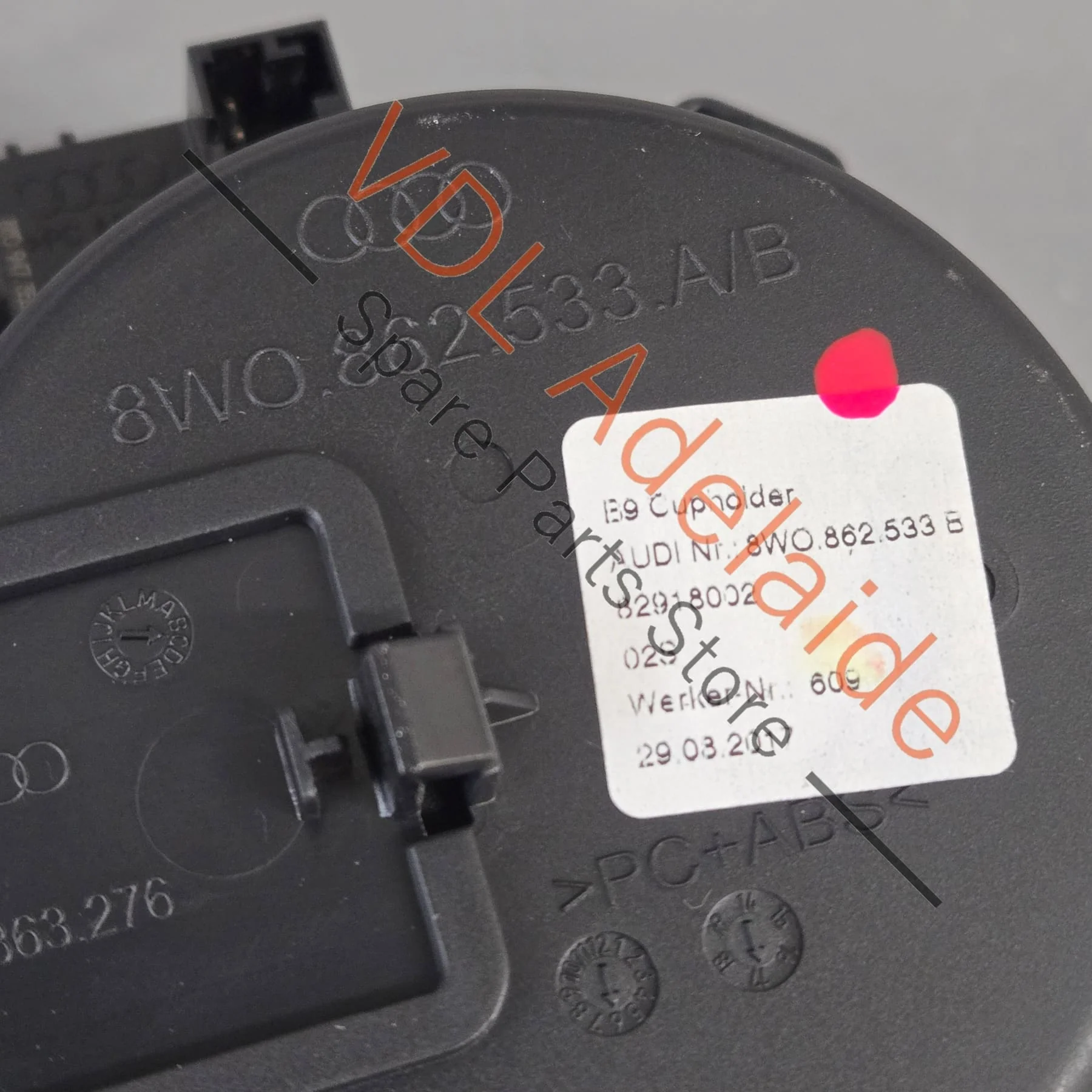 Audi A4 A5 S4 B9 Centre Console Cup Drinks Holder 8W0862533B 8W0862533E - Image 6