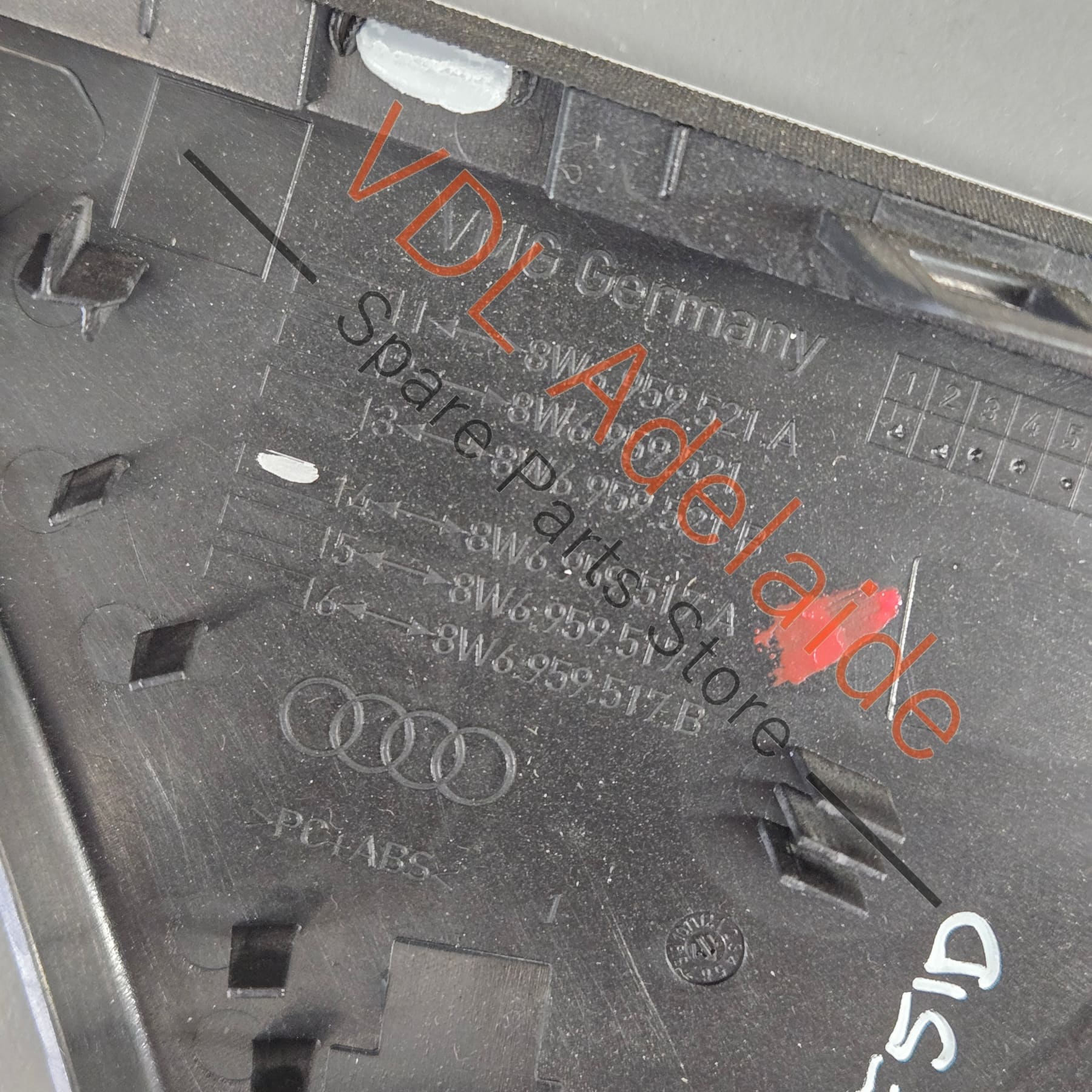Audi RS4 RS5 B9 Interior Door Handle Left 8W6837019C 4PK - Image 5