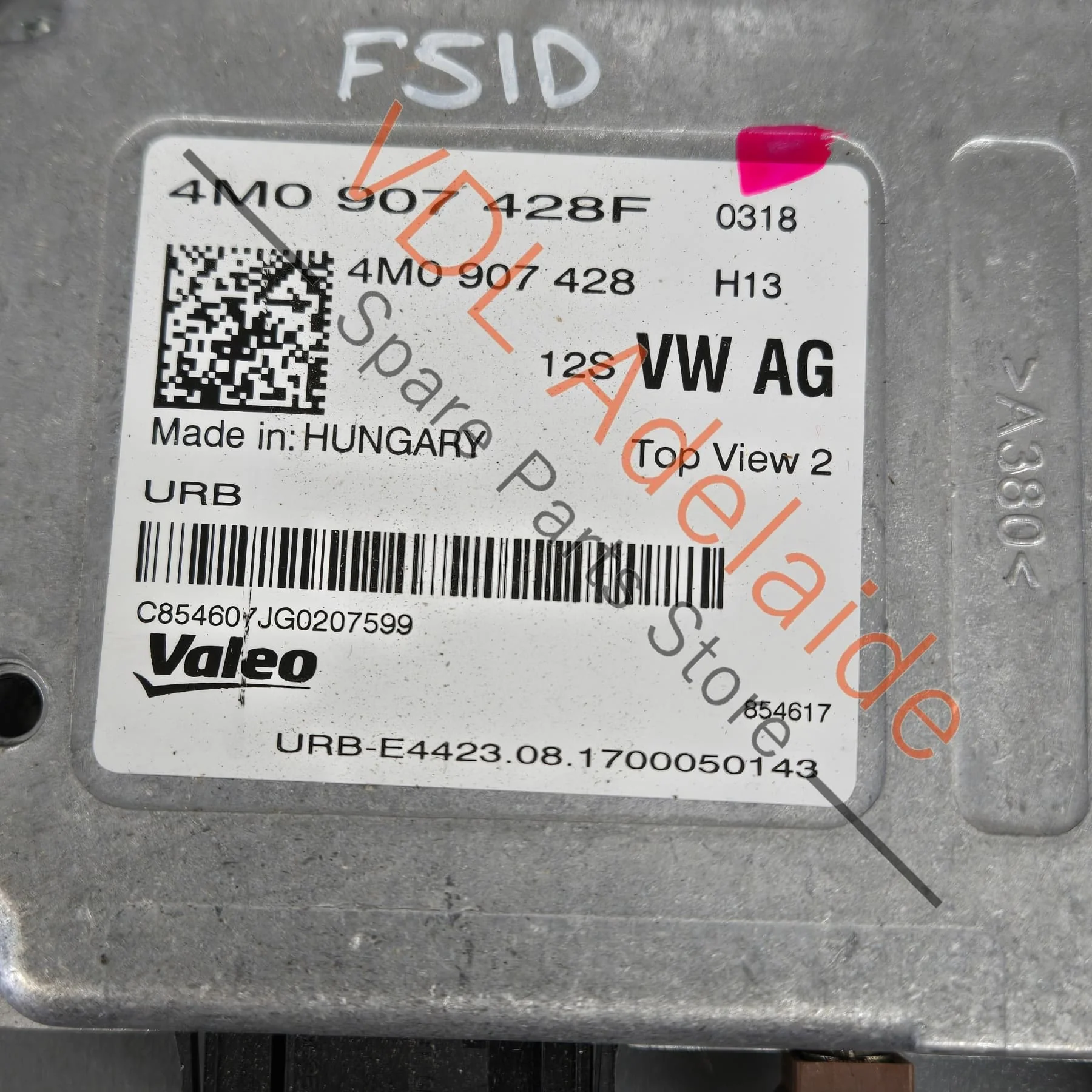 Audi RS5 F5 B9 SQ5 Top View Control Unit for Parking Cameras 4M0907428F - Image 2