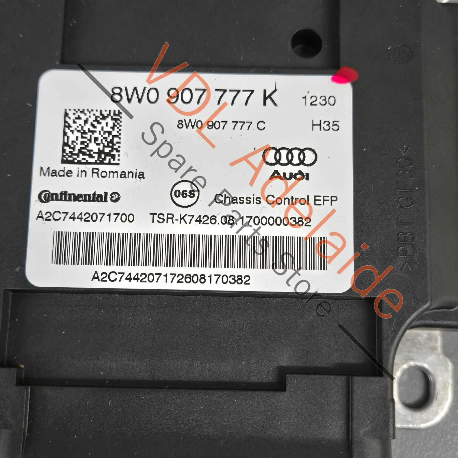Audi RS5 F5 B9 Active Suspension Control Module 8W0907777K 8W0907777AA - Image 2