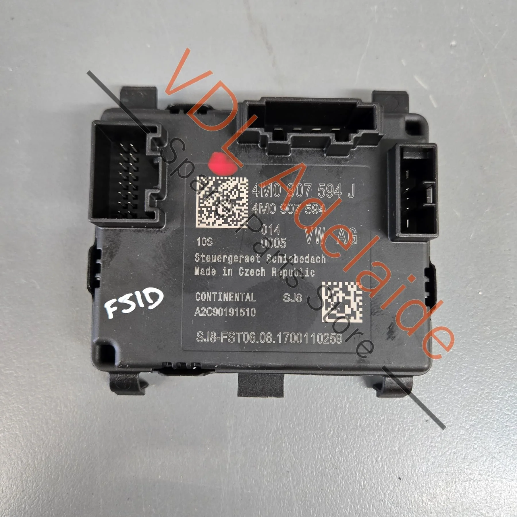 Audi RS5 F5 B9 Control Unit for Sunroof 4M0907594J 4K0907594AC