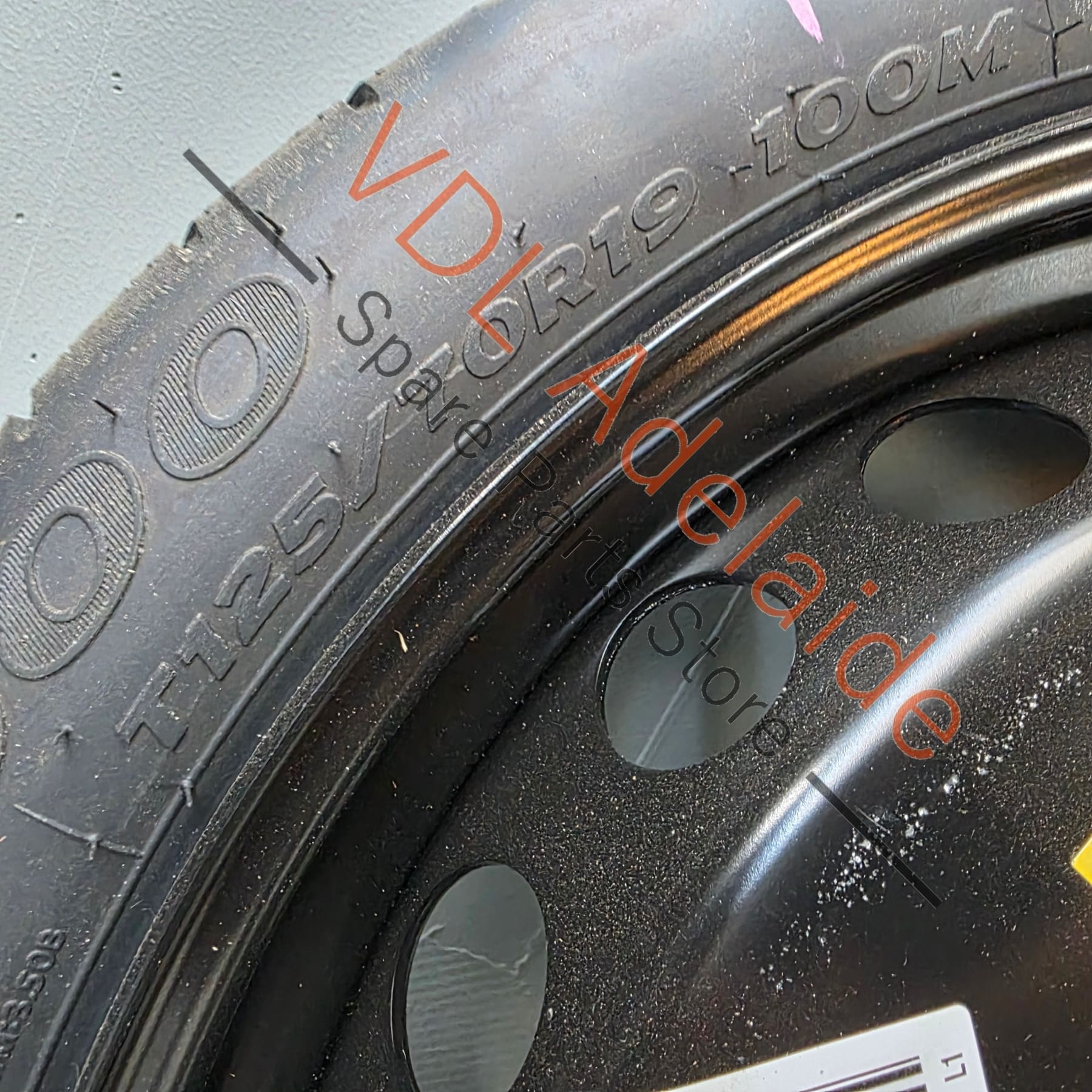 Audi 19in Space Saver Spare Wheel 8W0601027C - Image 4