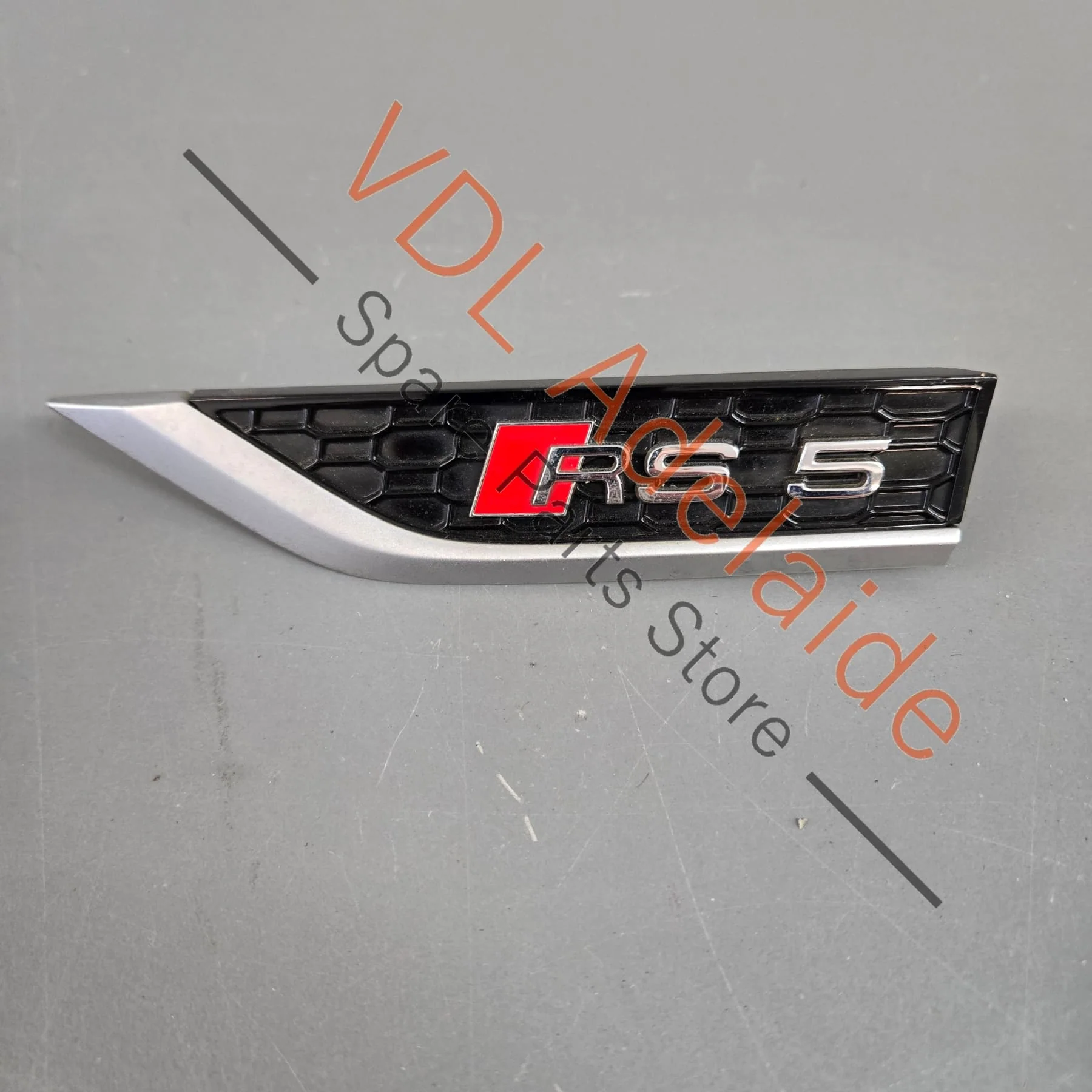 Audi RS5 Left Front Fender Badge Emblem 8W6853601D PUZ