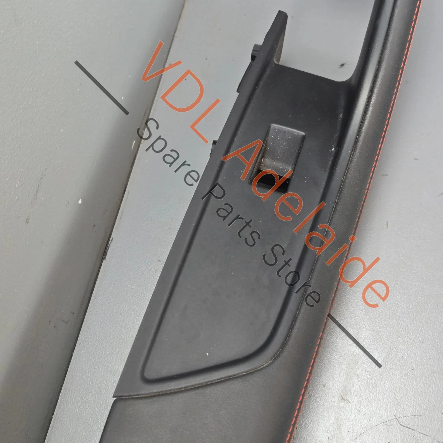 Audi RS5 B9 Interior Door Handle Trim Set Black Leather Red Stitch 8W6867174B MCB 8W6867173B MCB - Image 15