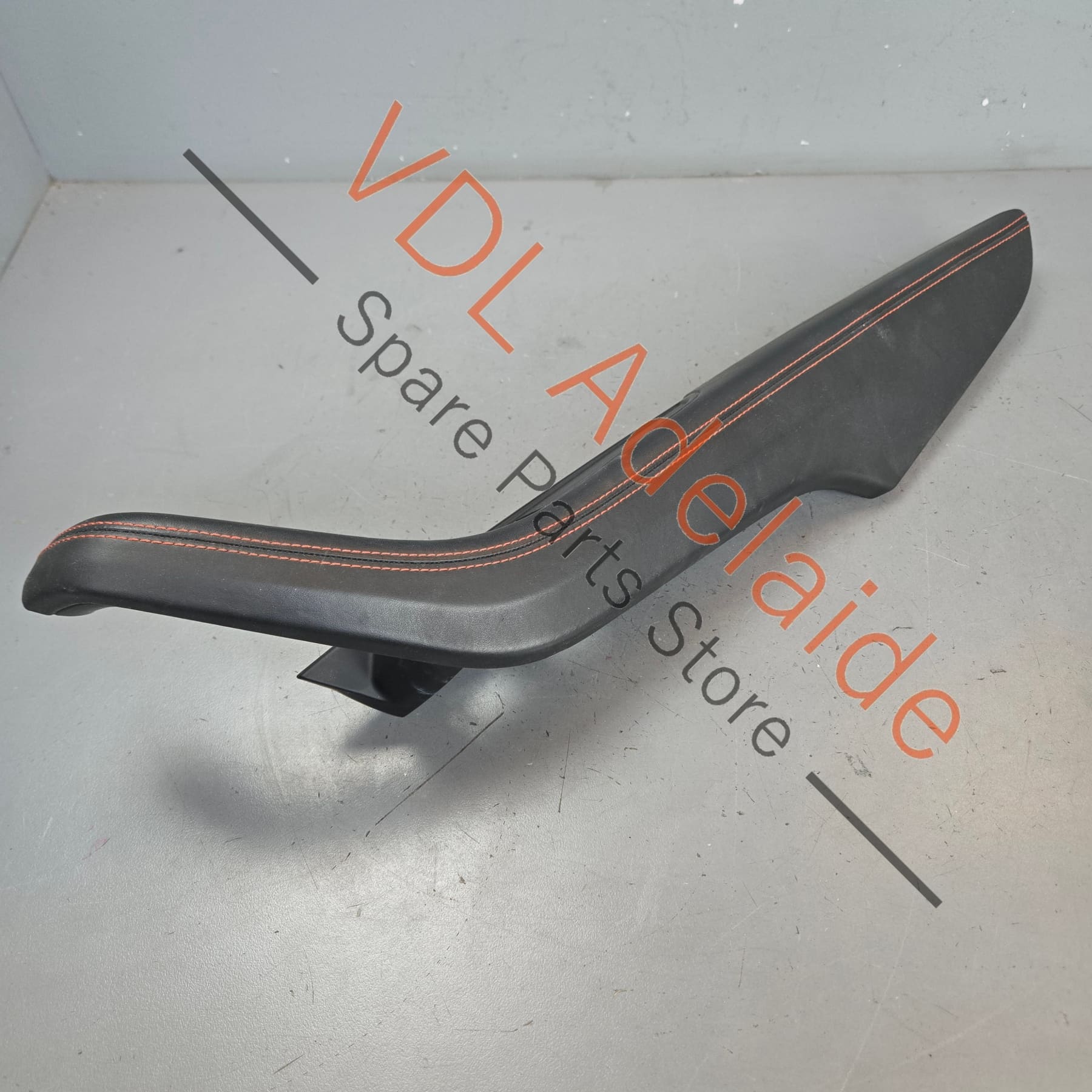 Audi RS5 B9 Interior Door Handle Trim Set Black Leather Red Stitch 8W6867174B MCB 8W6867173B MCB - Image 8