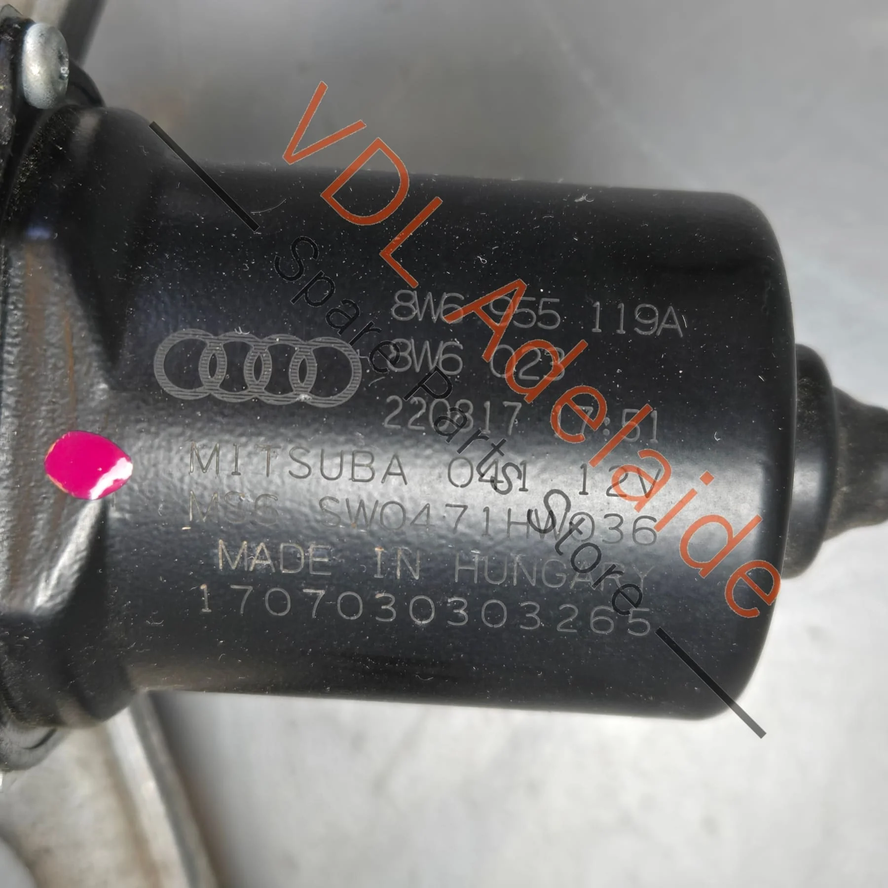 Audi A4 B9 A5 F5 Windscreen Wiper Motor & Linkages for RHD 8W6955023C - Image 3