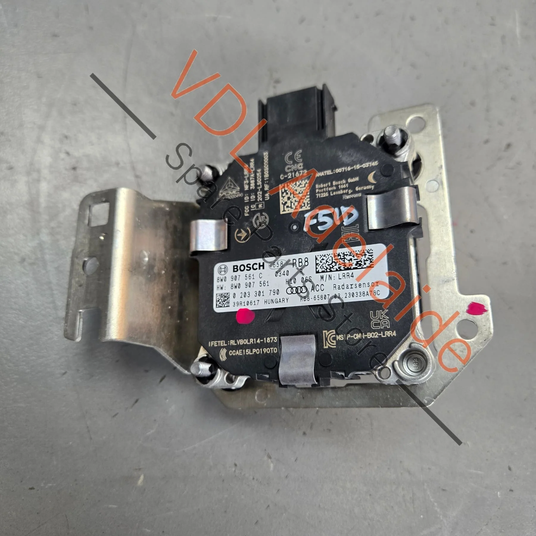 Audi A4 A5 RS4 RS5 B9 Right Side Distance ACC Radar 8W0907561C - Image 3