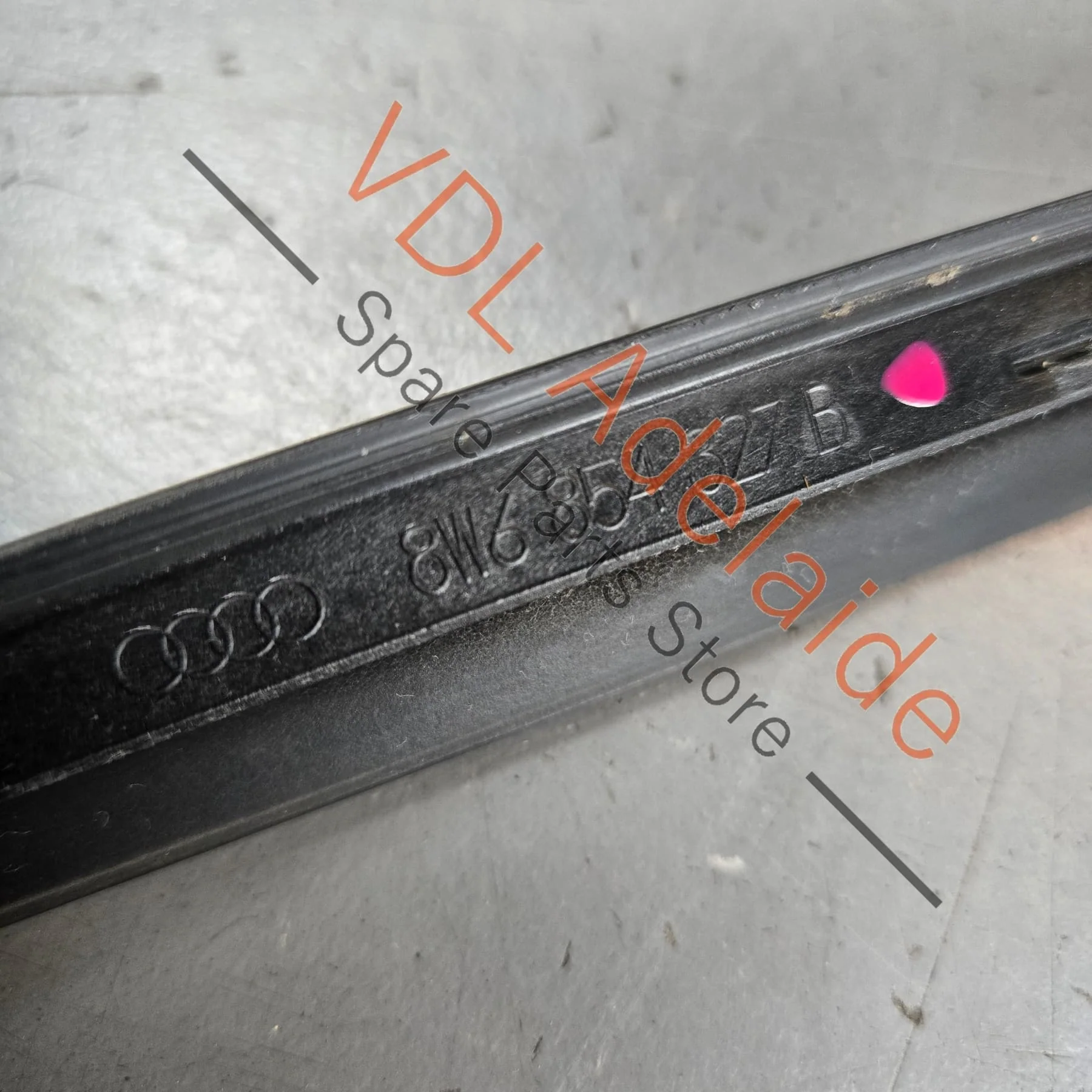 Audi RS5 F5 B9 Front Windscreen Edge Strip Trim Left Side 8W6854327B 9B9 - Image 4