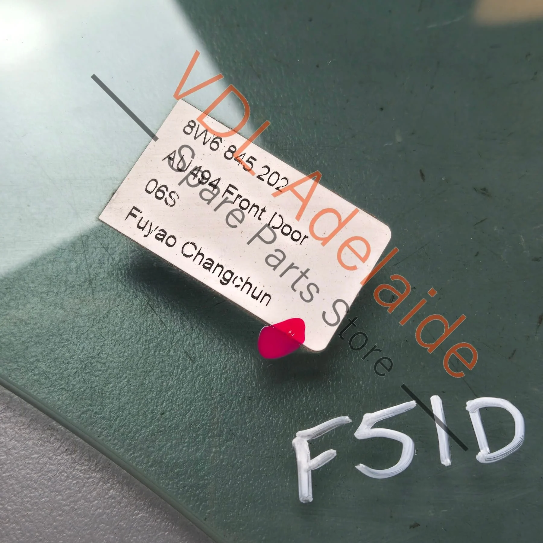 Audi A5 S5 RS5 B9 Right Front Door Window Glass 8W6845202A - Image 3